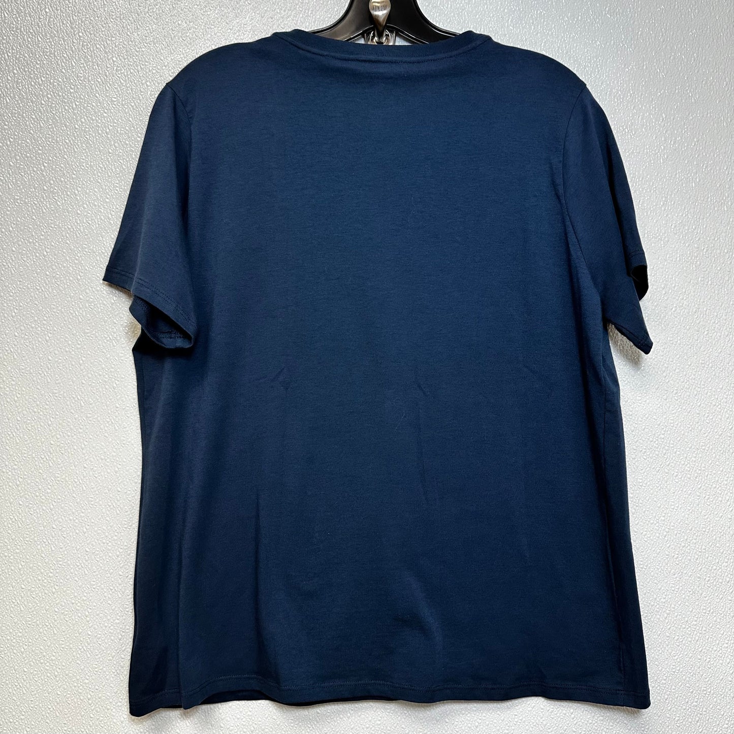 Blue Top Short Sleeve Basic Michael By Michael Kors, Size 1x