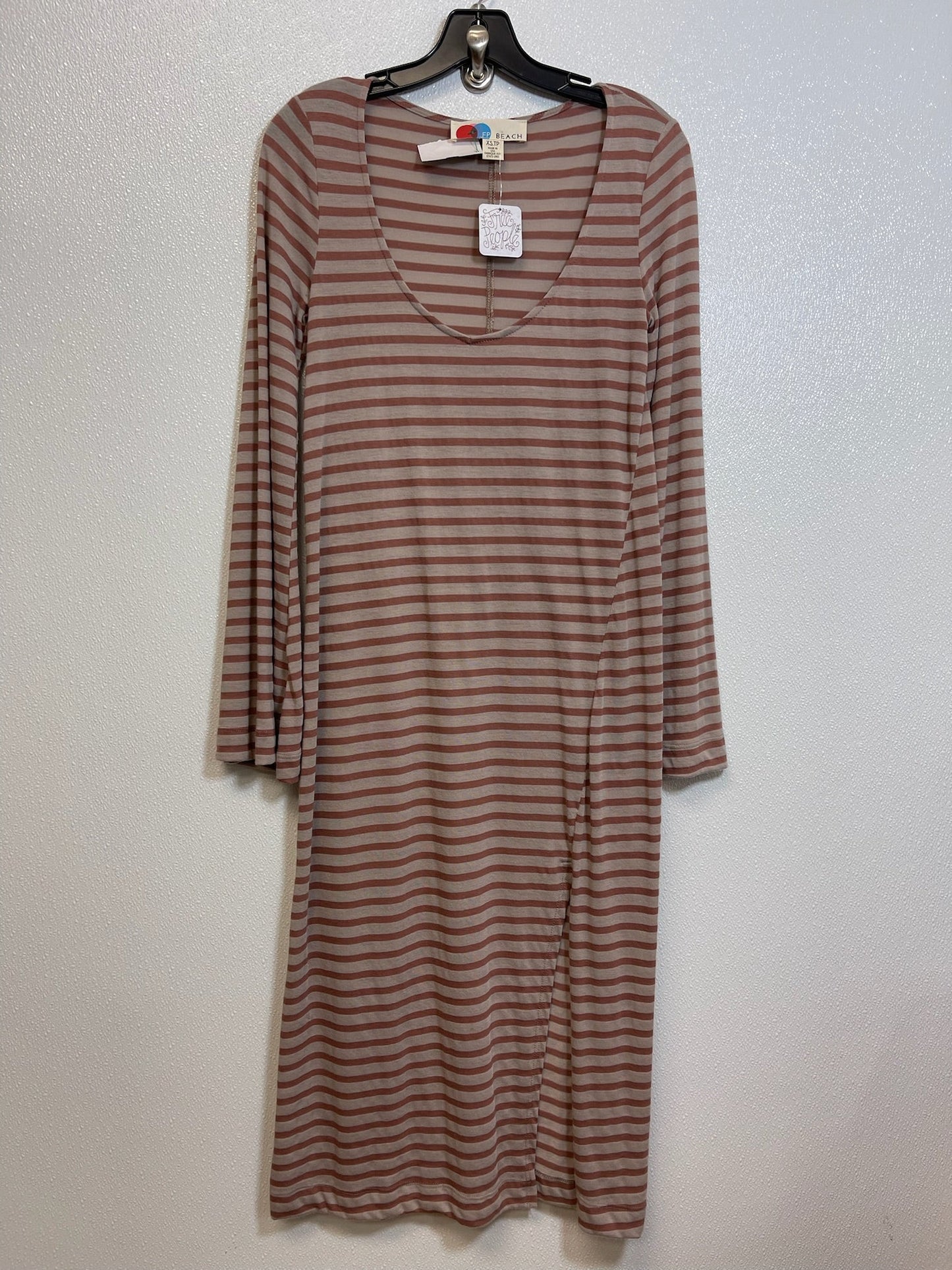 Dress Casual Midi By Free People In Striped, Size: Xs