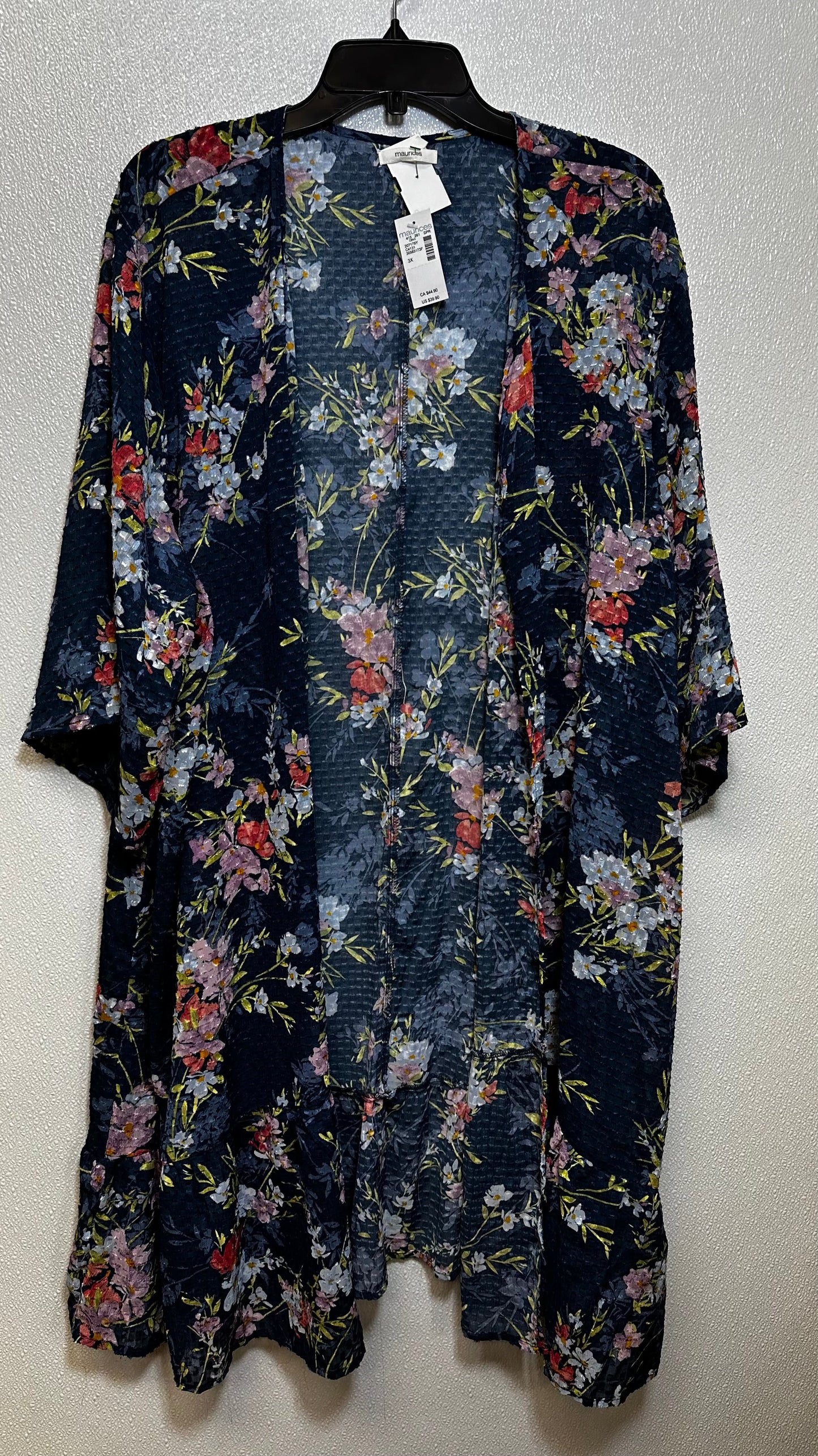Print Kimono Maurices O, Size 3x