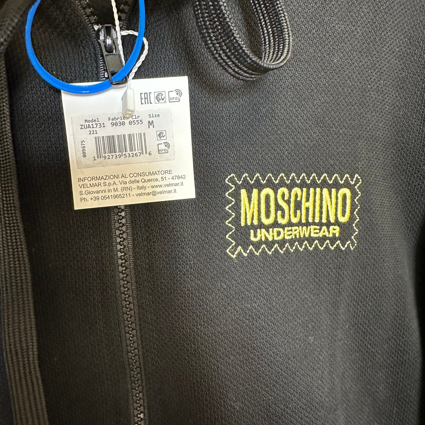 Black Athletic Jacket Moschino, Size M
