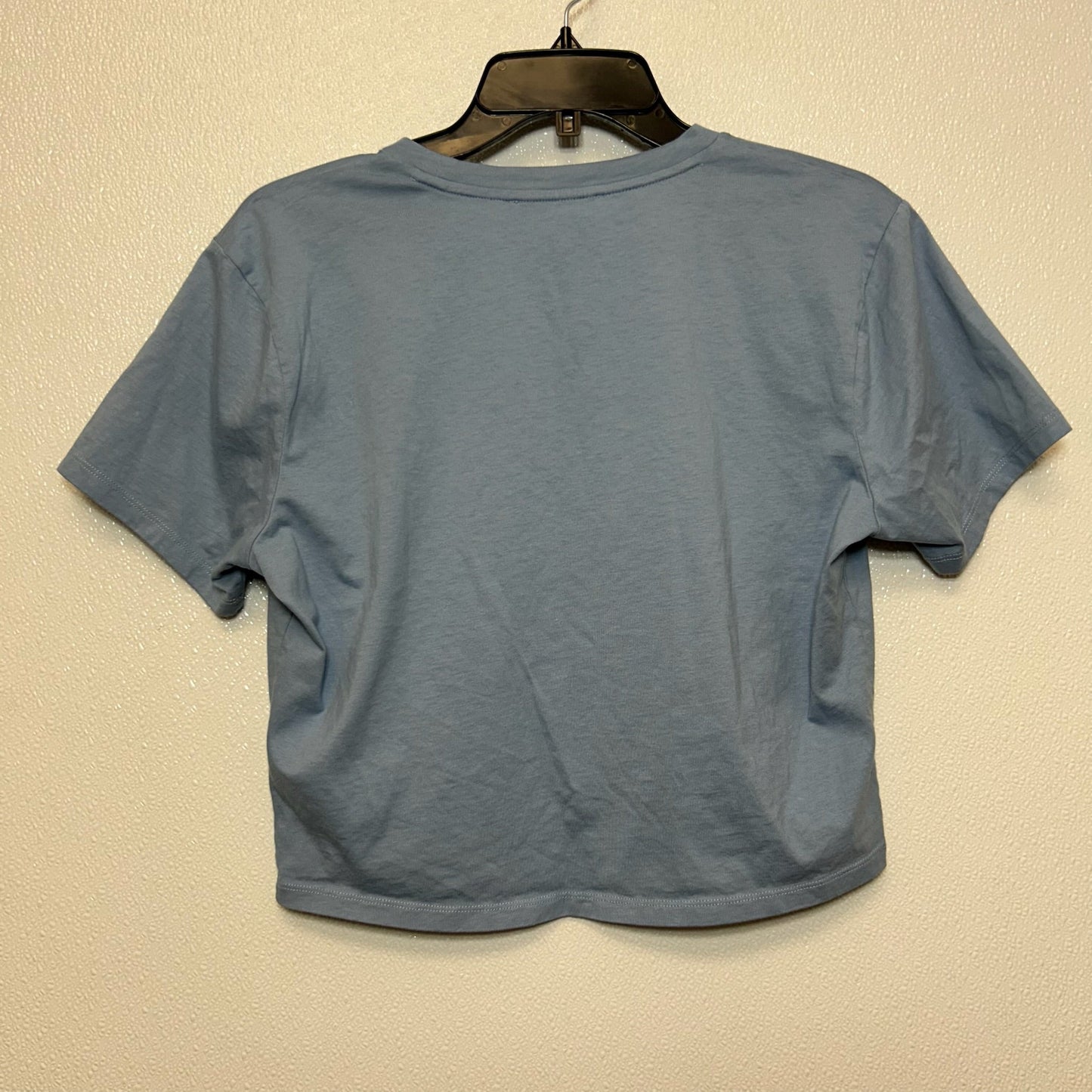 Blue Top Short Sleeve Basic Michael By Michael Kors, Size L