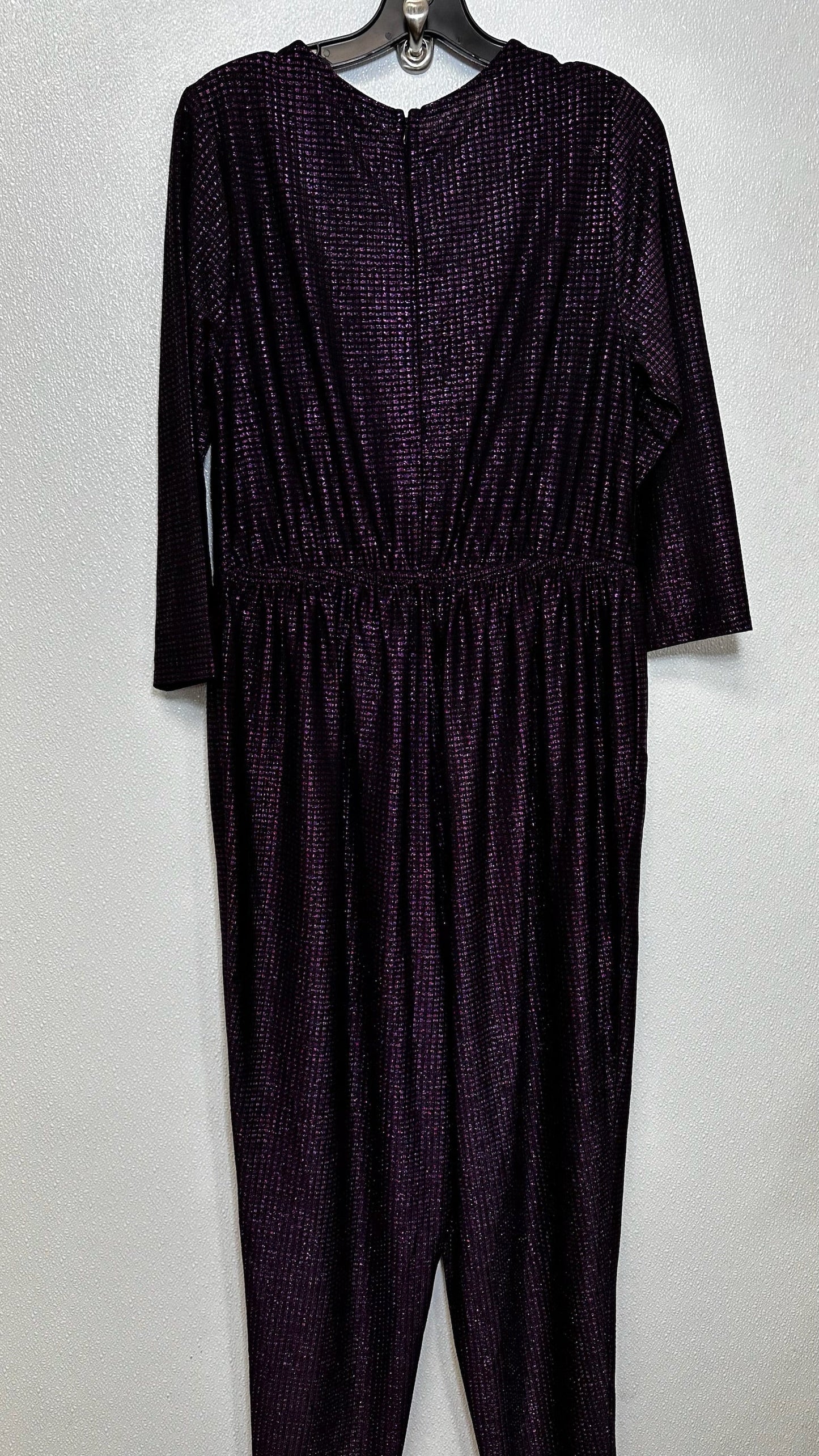 Metallic Jumpsuit Lane Bryant O, Size 1x