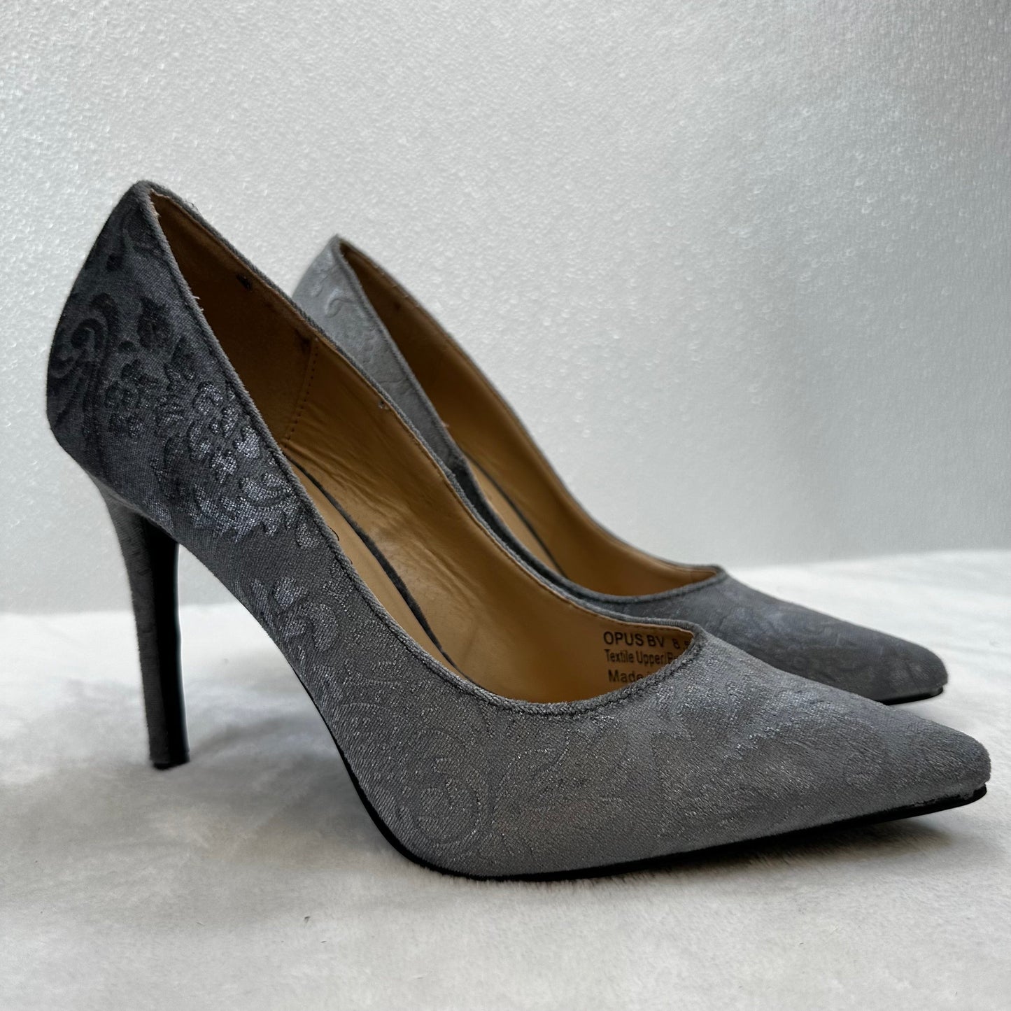 Shoes Heels Stiletto By Cmf In Grey, Size: 8.5