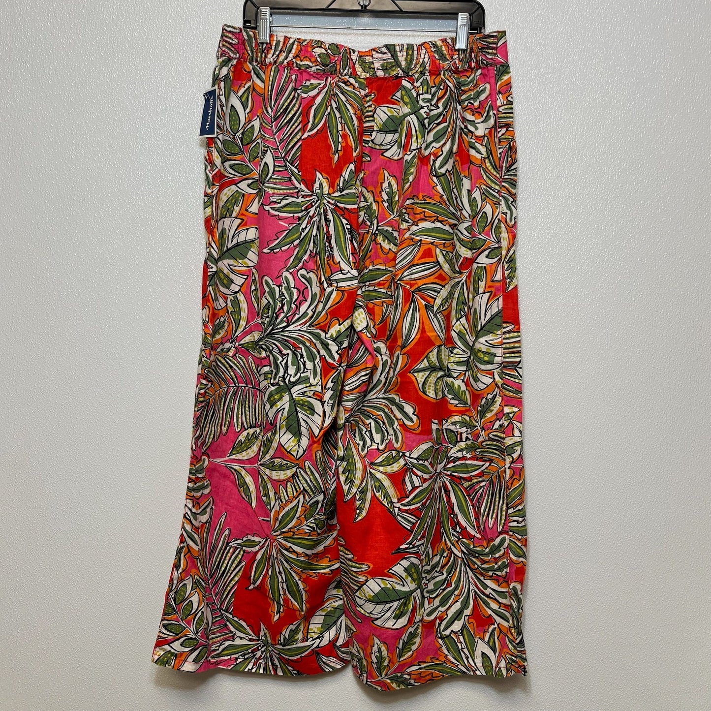 Print Pants Palazzo C And C, Size Xl