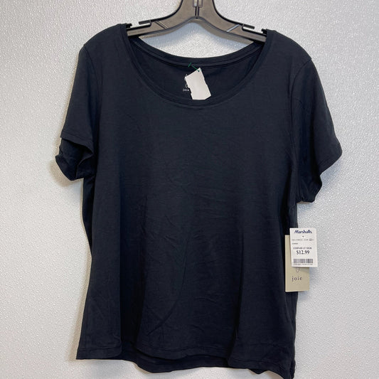 Black Top Short Sleeve Basic Joie, Size Xl