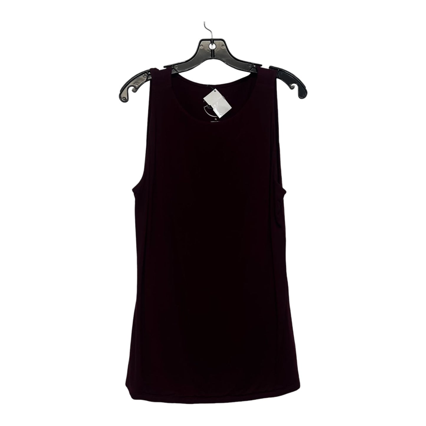 Top Sleeveless By Inc O In Maroon, Size: Xl