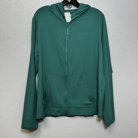 Green Athletic Jacket Lands End, Size Xl