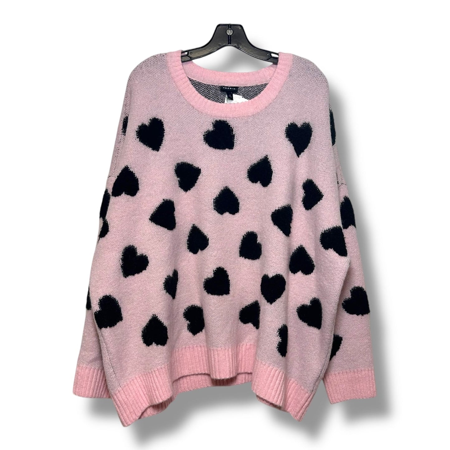 Sweater By Torrid In Heart, Size: 3x