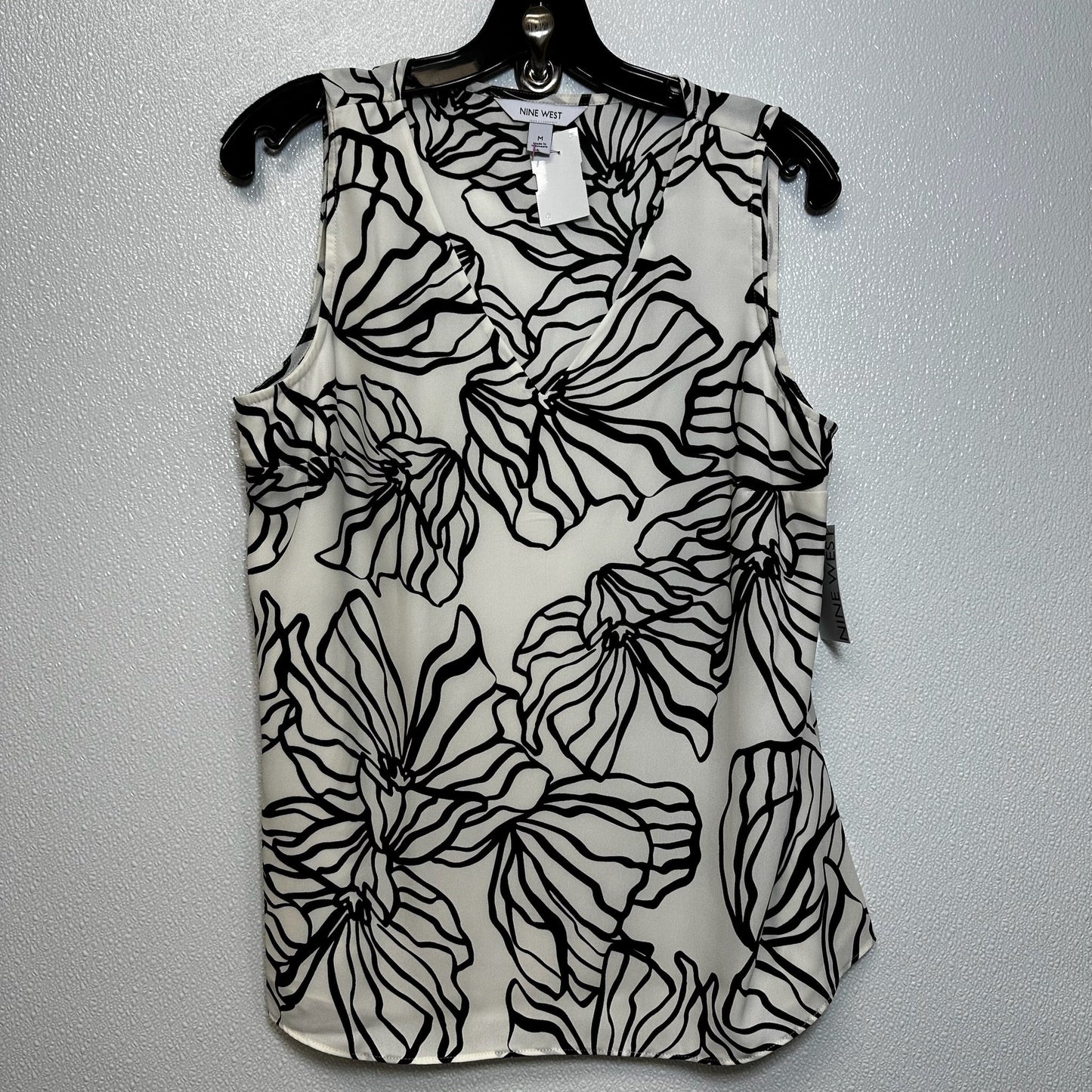 Print Top Sleeveless Nine West Apparel, Size M