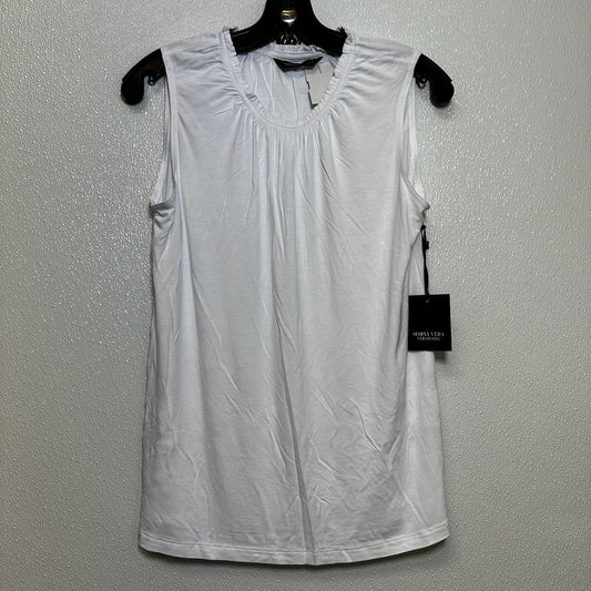 White Top Sleeveless Simply Vera, Size S