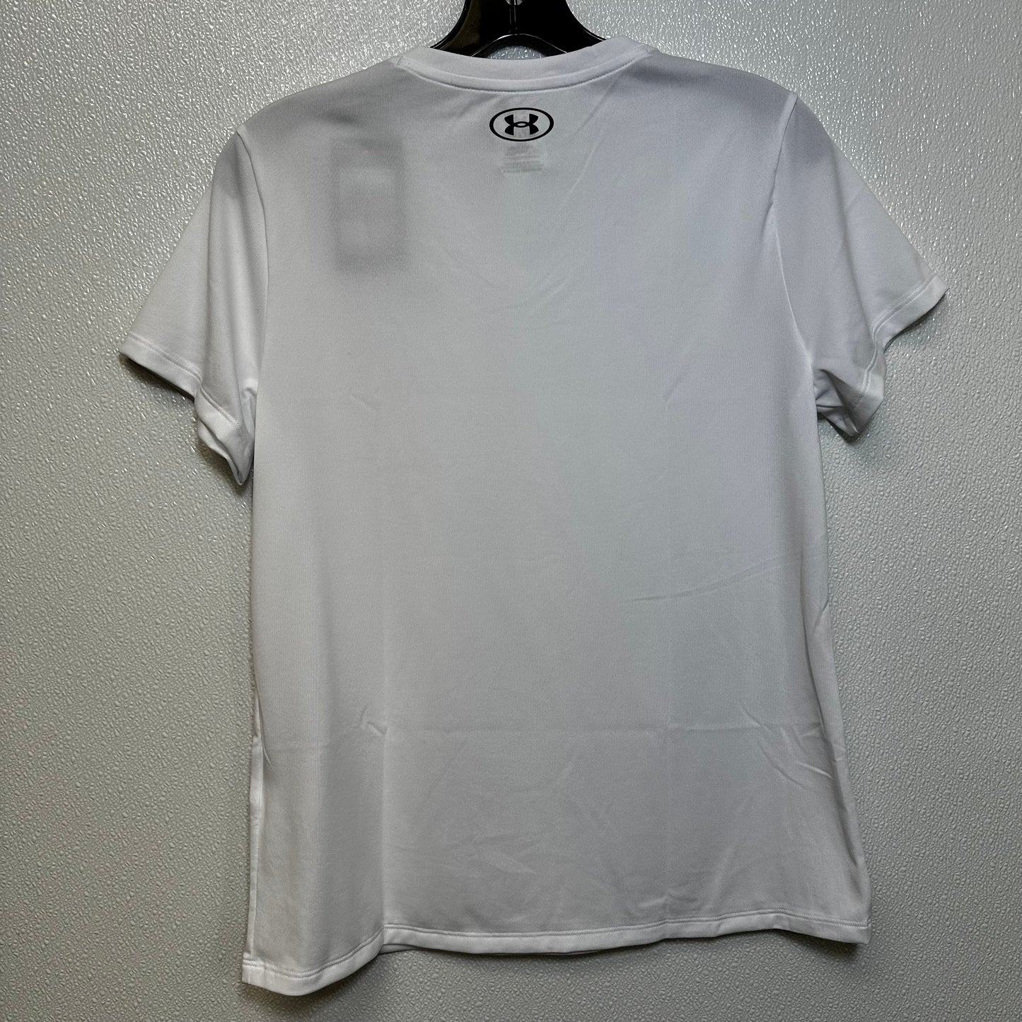 White Athletic Top Short Sleeve Under Armour, Size S