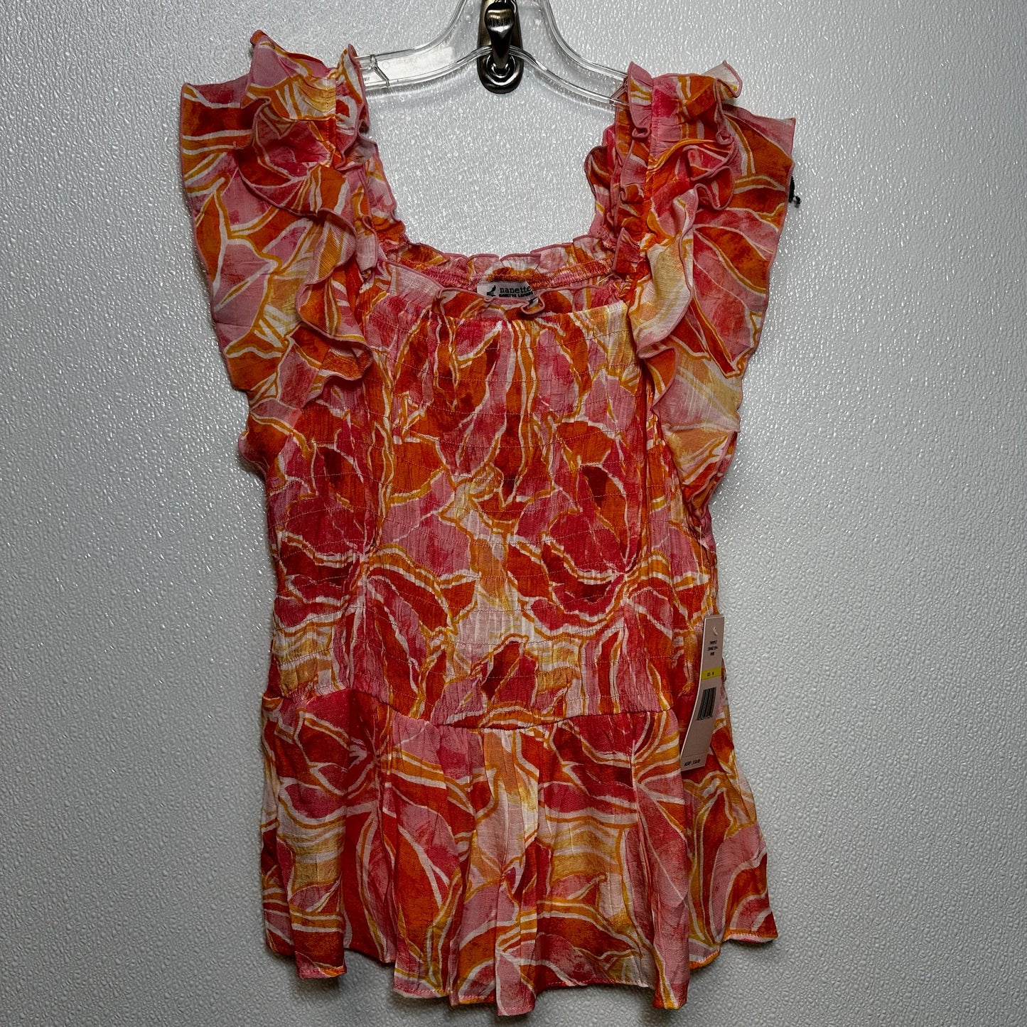 Orange Top Sleeveless Nanette Lepore, Size M