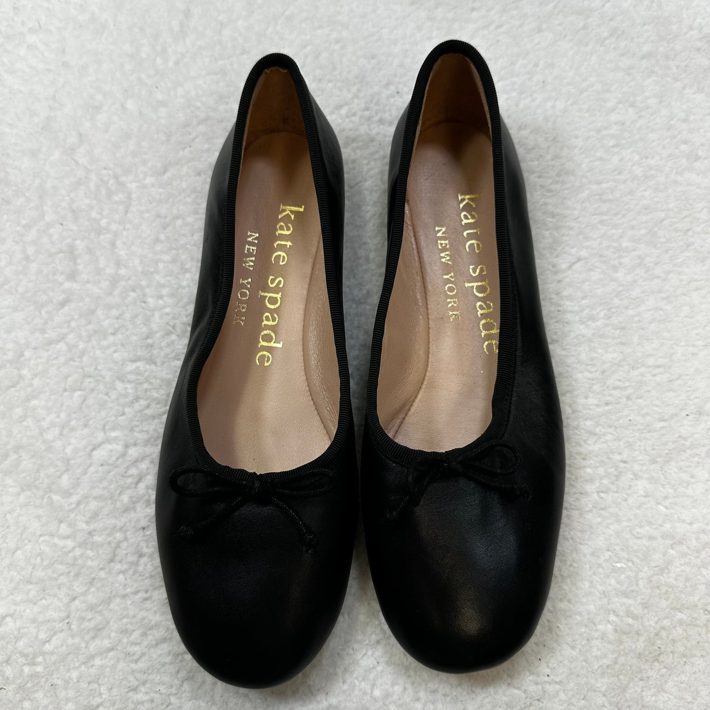 Black Shoes Flats Ballet Kate Spade, Size 7.5