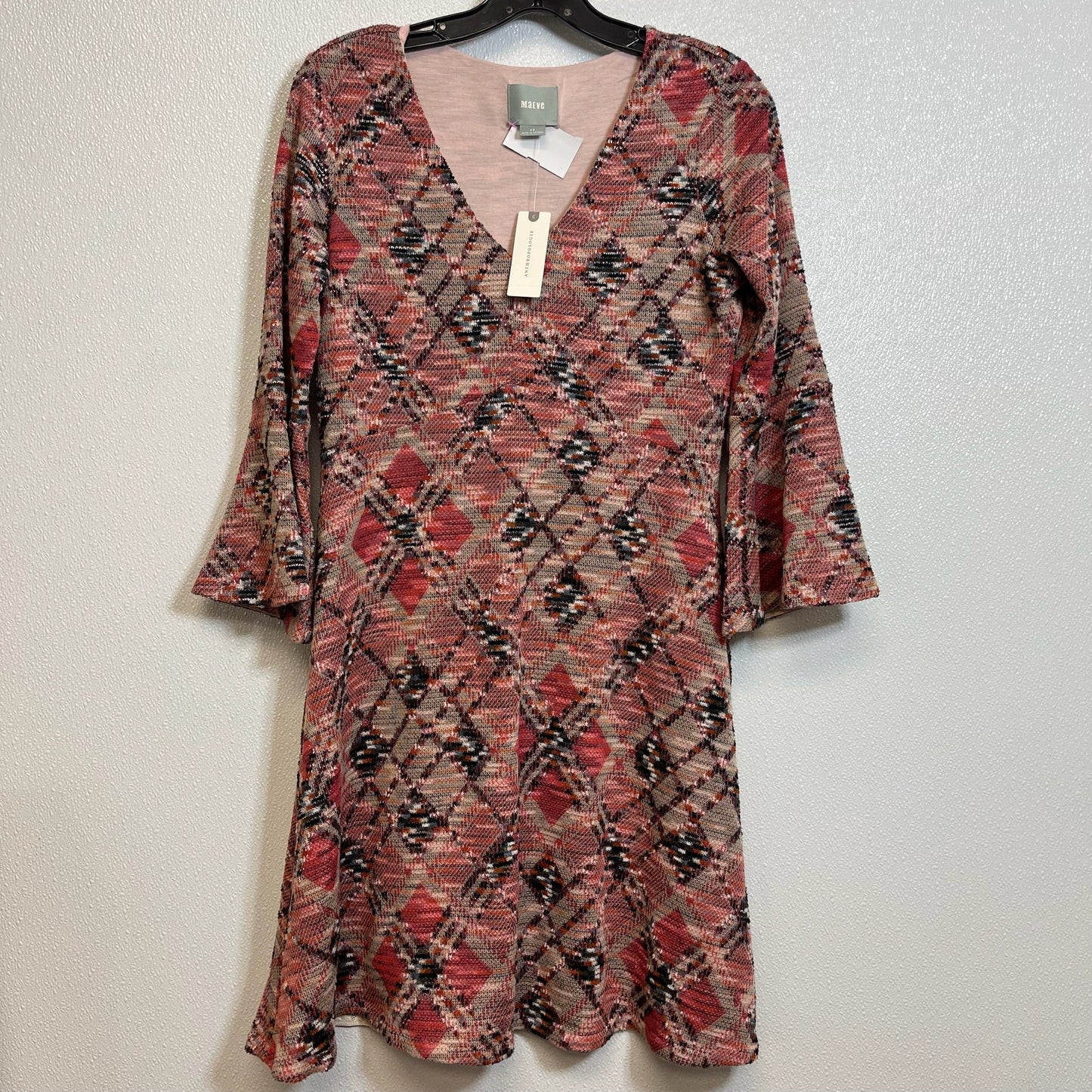 Print Dress Casual Short Maeve, Size Xs