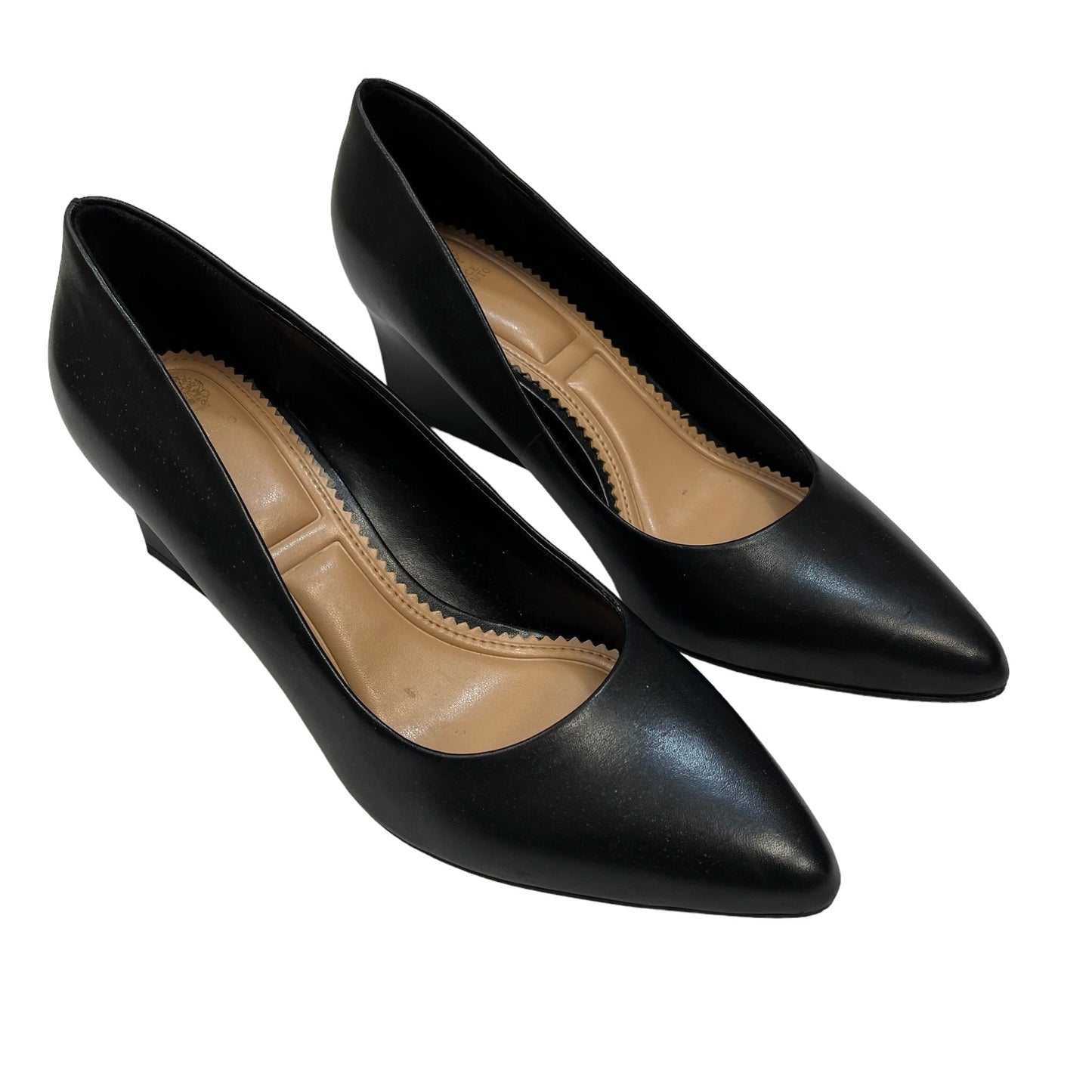 Black Shoes Heels Block Vince Camuto, Size 7.5