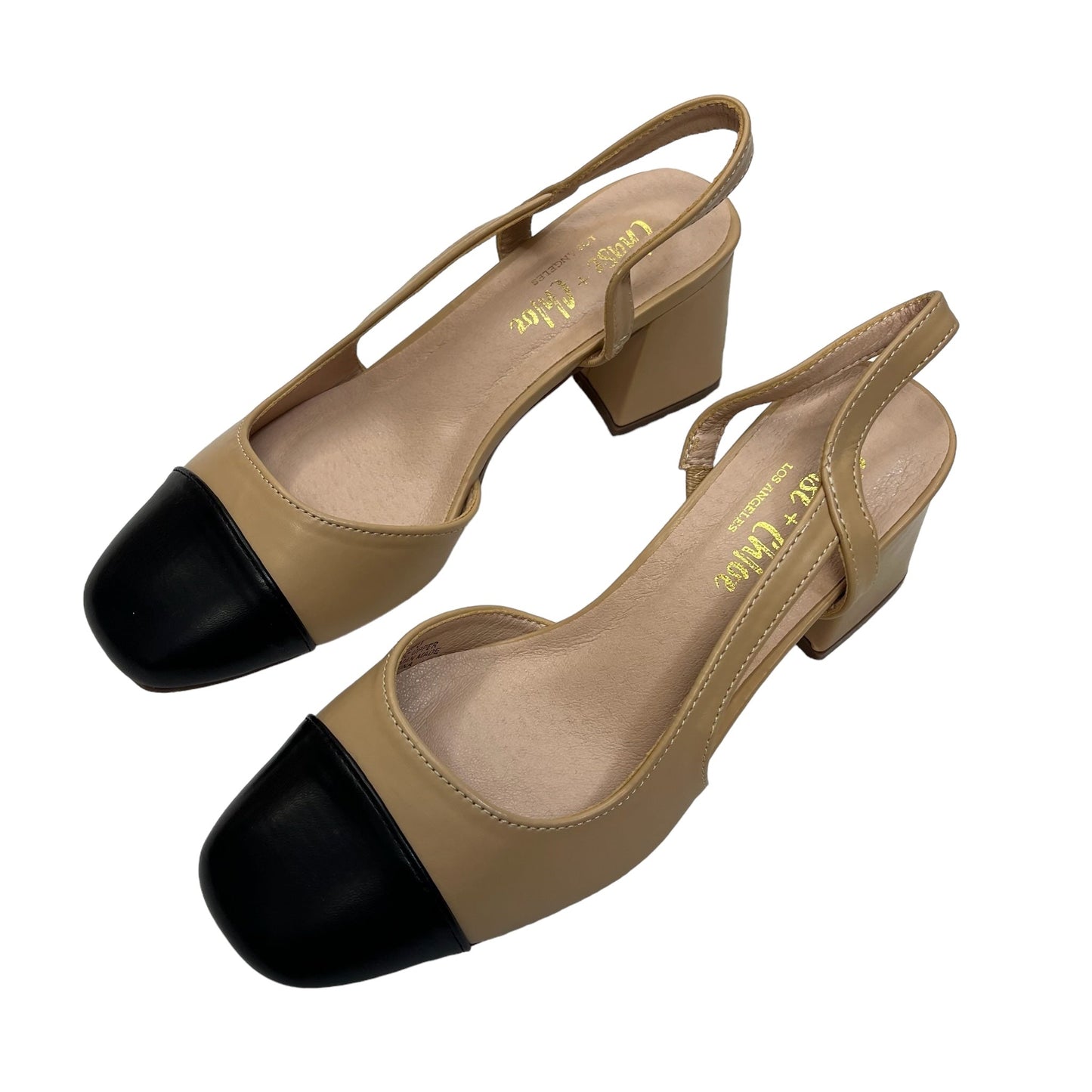 Nude Shoes Heels Block Cmf, Size 7
