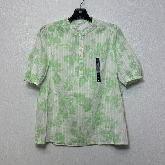 Lime Green Top Short Sleeve Lucky Brand O, Size M