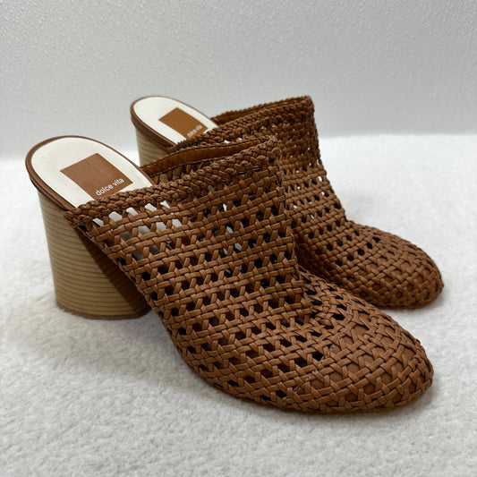 Tan Shoes Heels Block Dolce Vita, Size 9.5