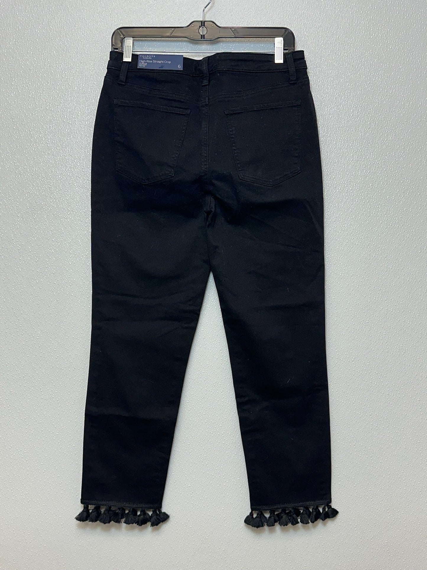 Black Pants Cropped Talbots O, Size 6