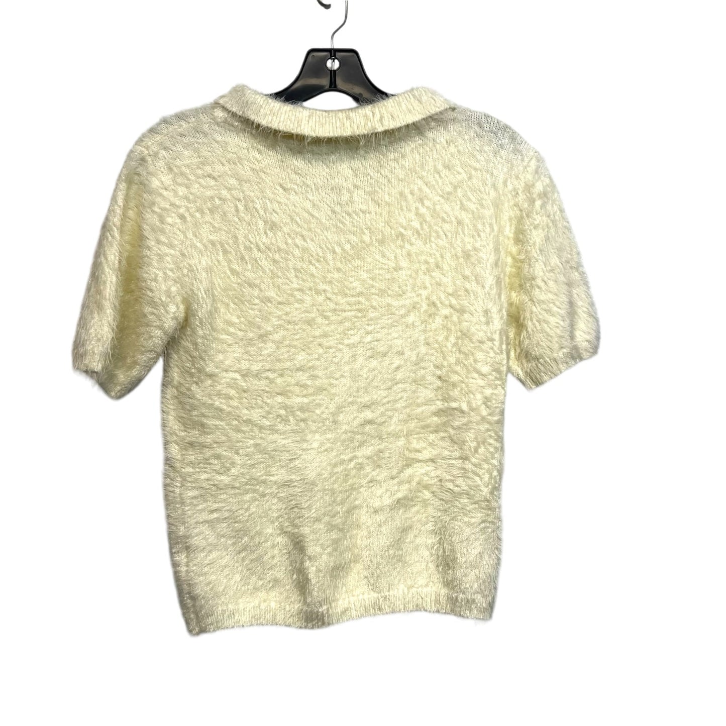 Top Short Sleeve By She + Sky In Ivory, Size: M