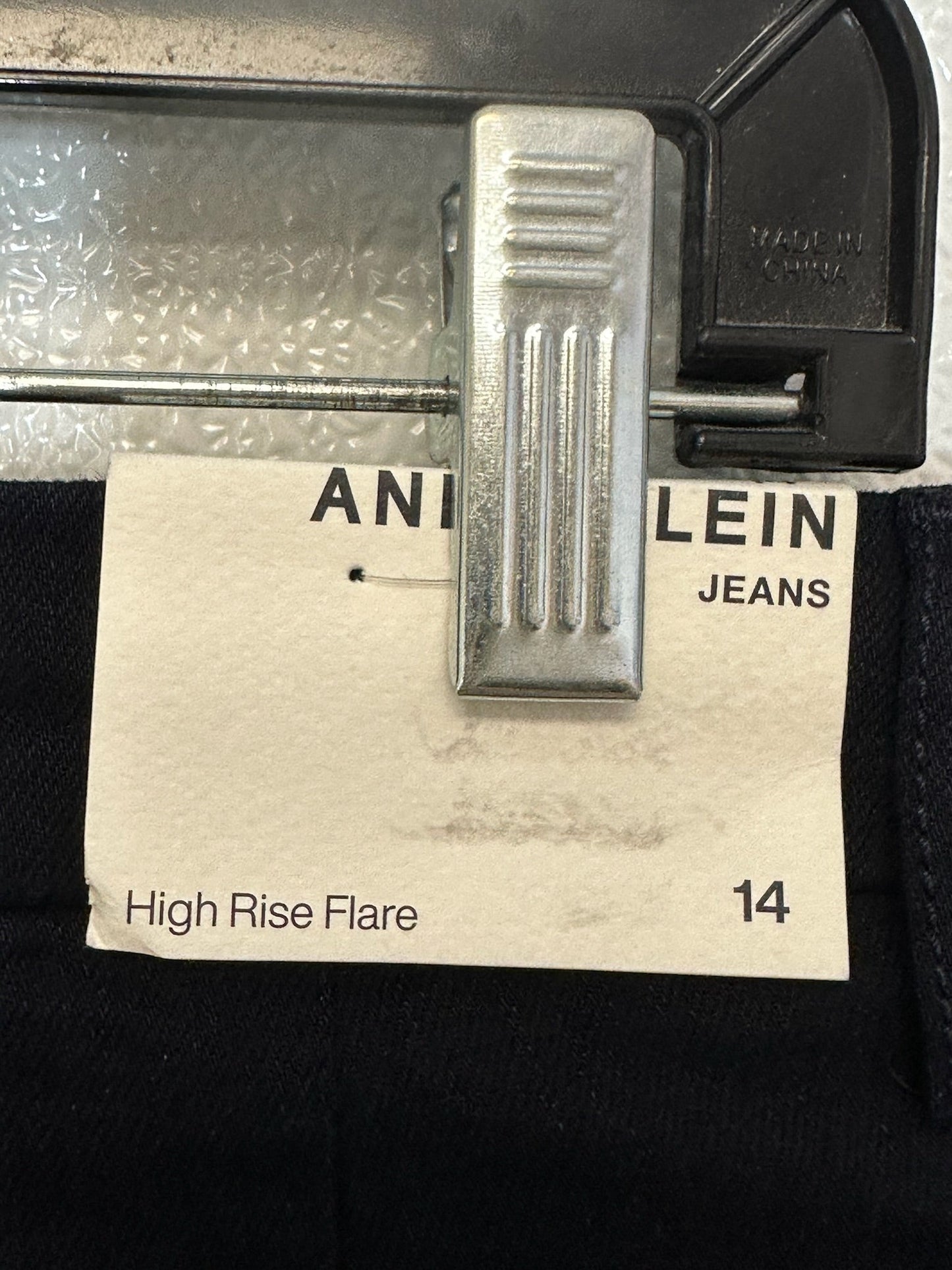 Jeans high rise Flared By Anne Klein O In Denim, Size: 14