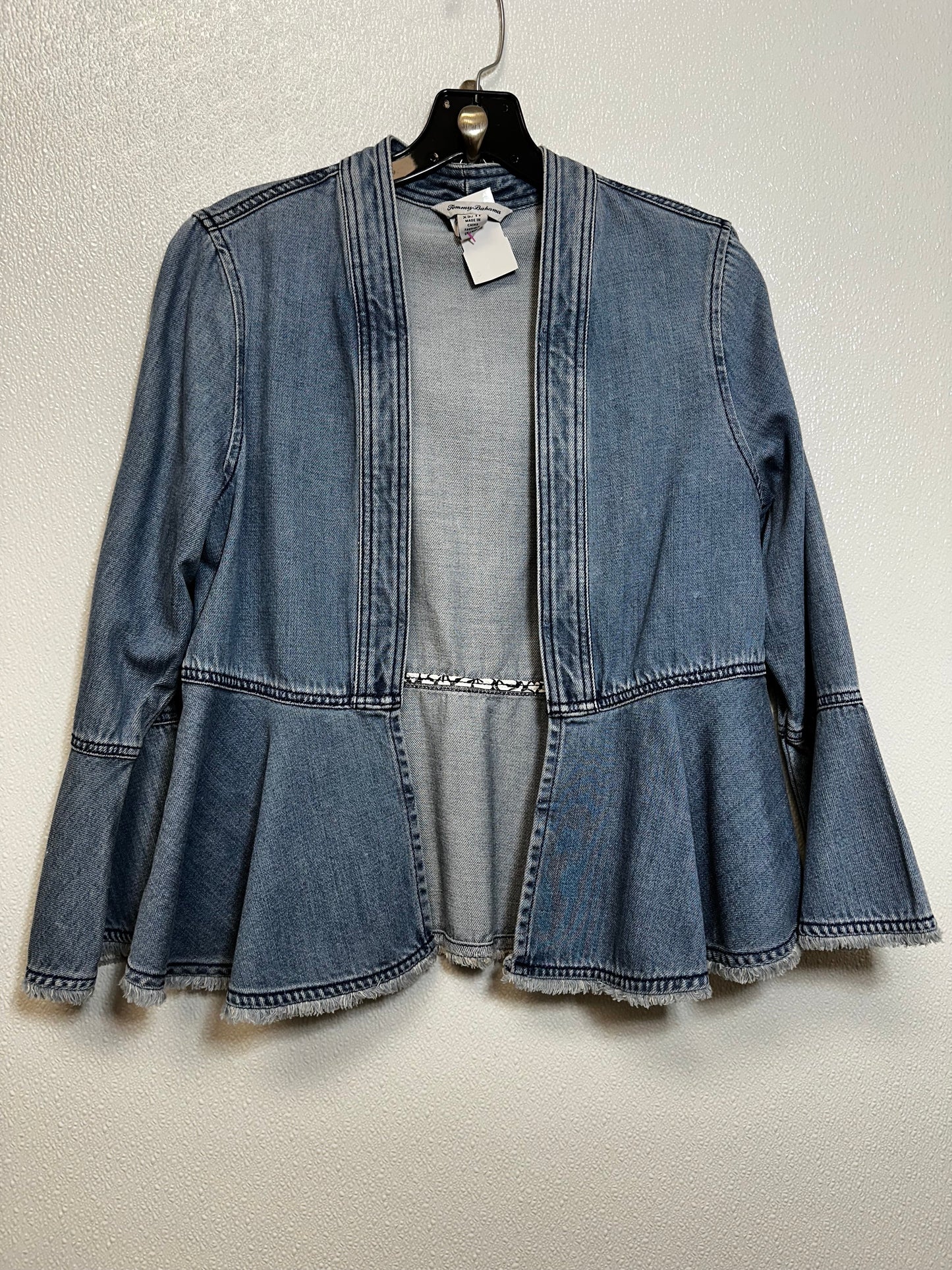 Jacket Denim By Tommy Bahama In Denim, Size: Xs