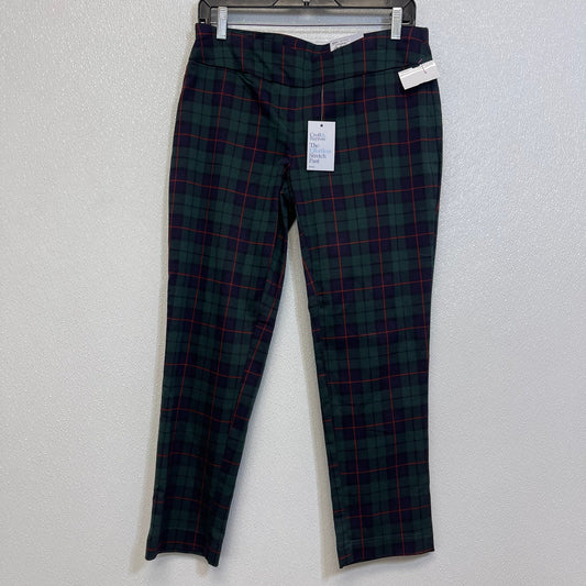 Effortless stretch Pants Ankle By Croft And Barrow O In Plaid, Size: 6petite