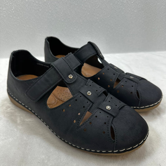 Shoes Flats Loafer Oxford By Cme In Black, Size: 8.5