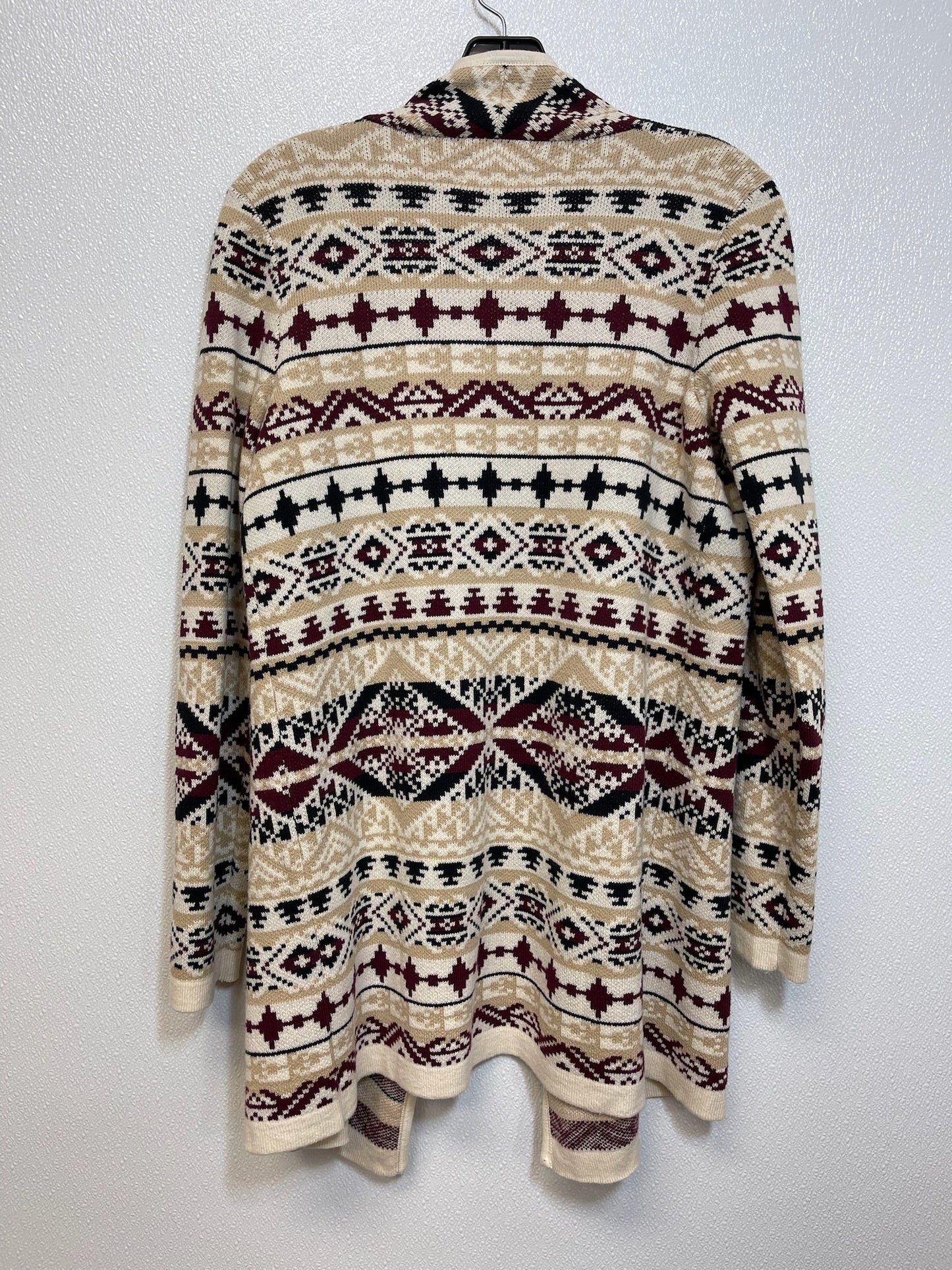 Cardigan By Lucky Brand O In Print, Size: S