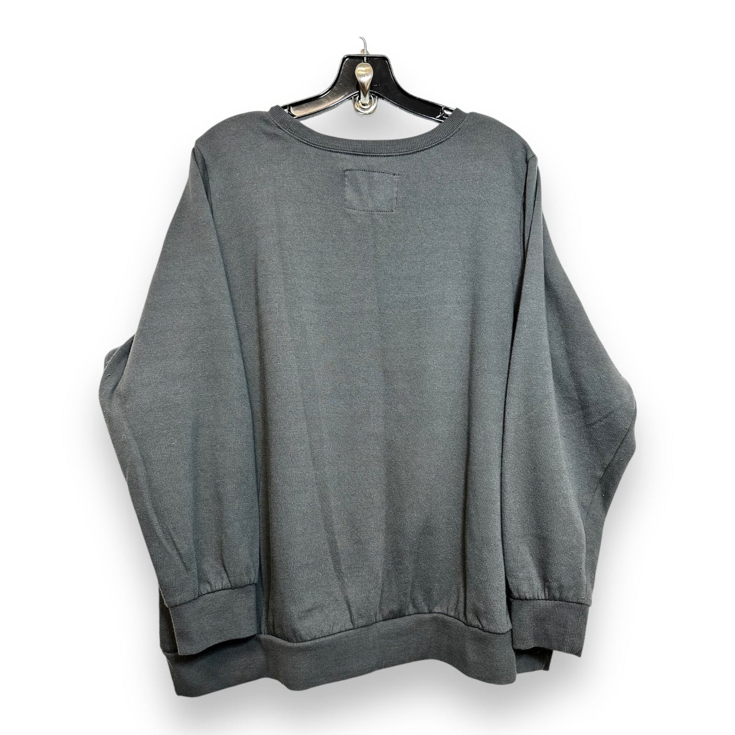 Sweatshirt Crewneck By Torrid In Grey, Size: 2x