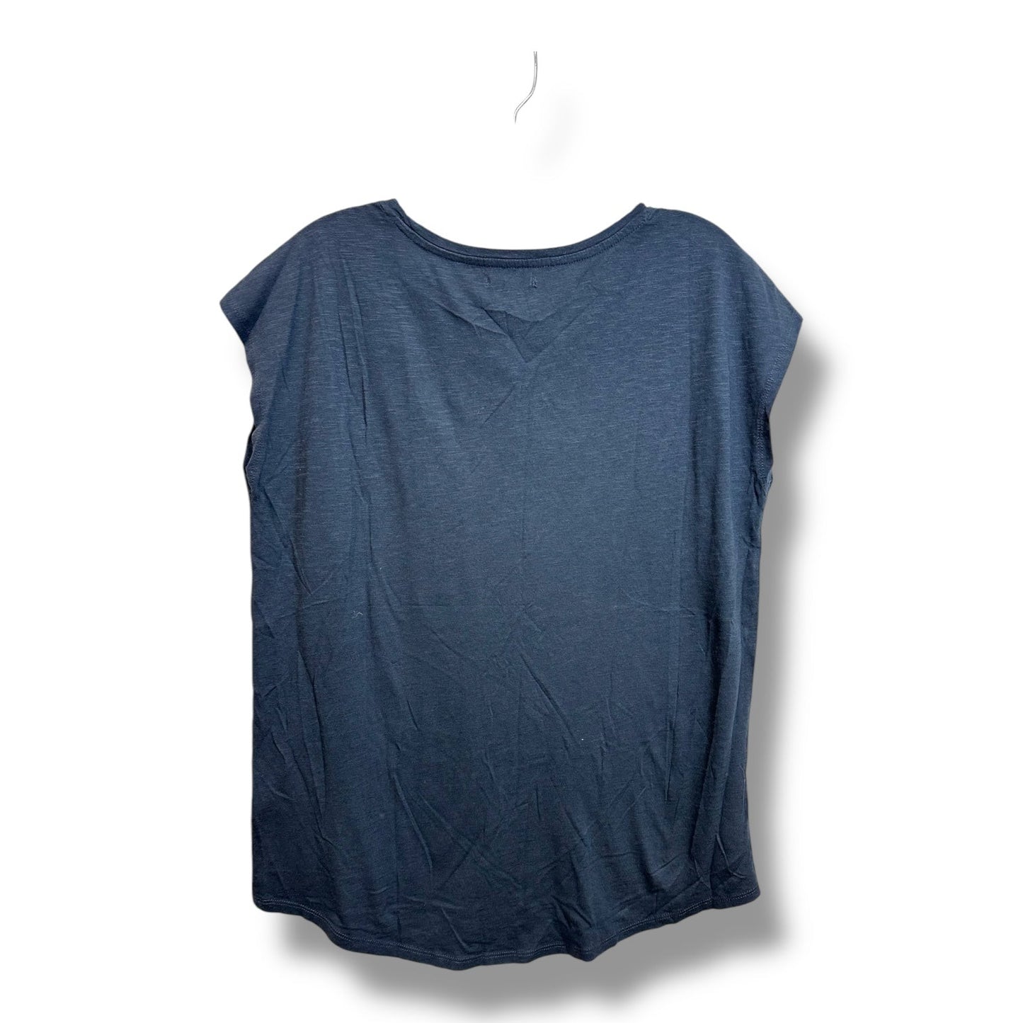 Top Short Sleeve By Maurices O In Navy, Size: L