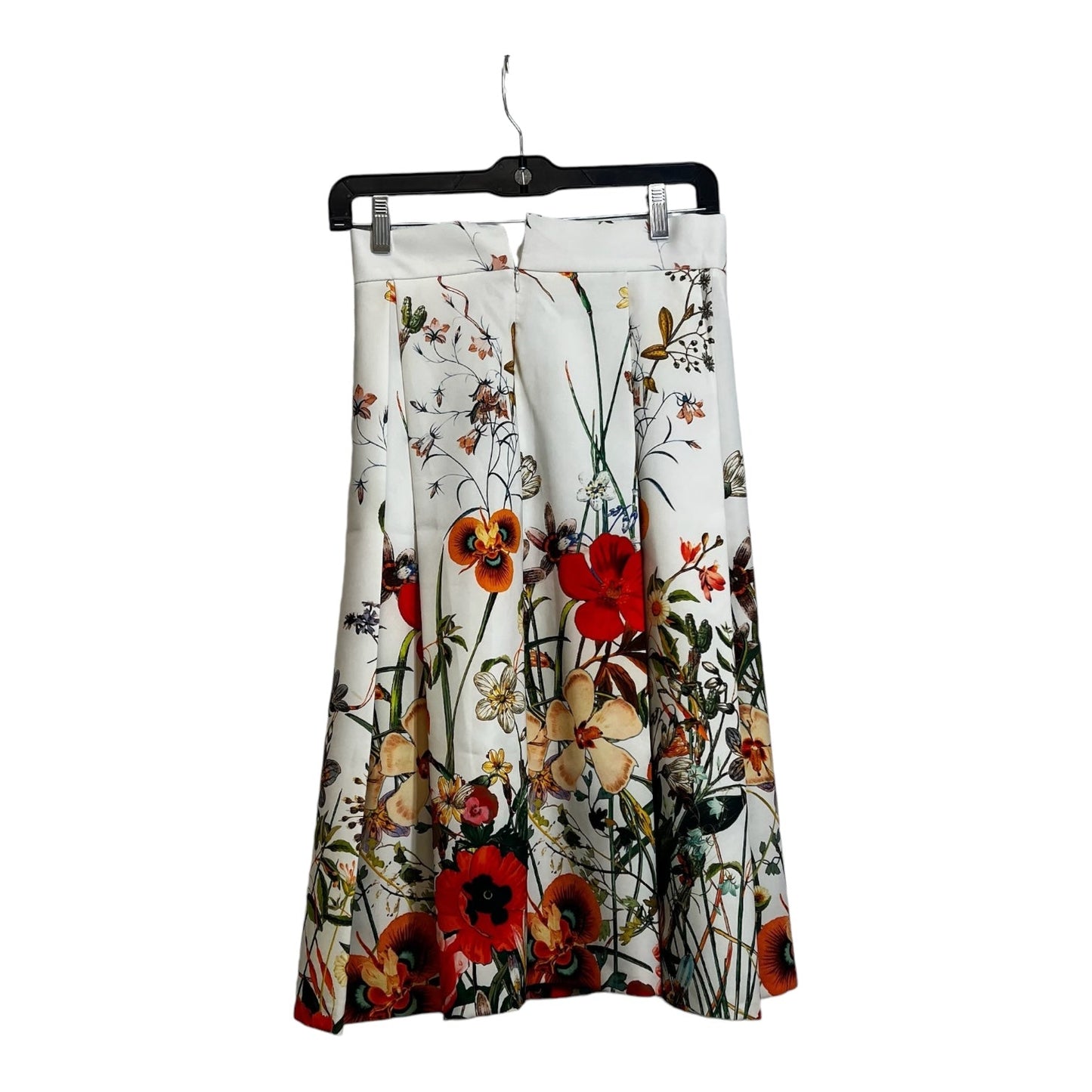 Skirt Midi By Zara In Floral, Size: Xs