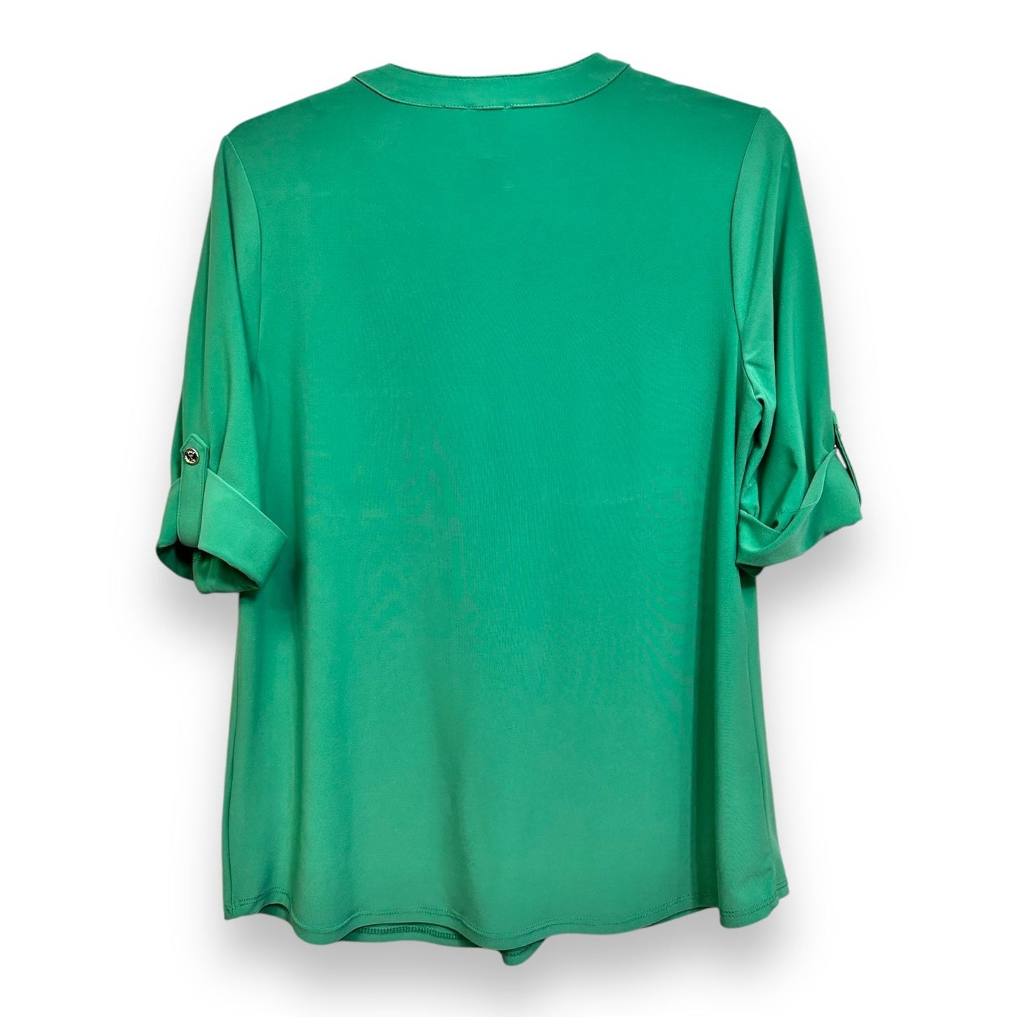 Top Short Sleeve By Anne Klein In Green, Size: M