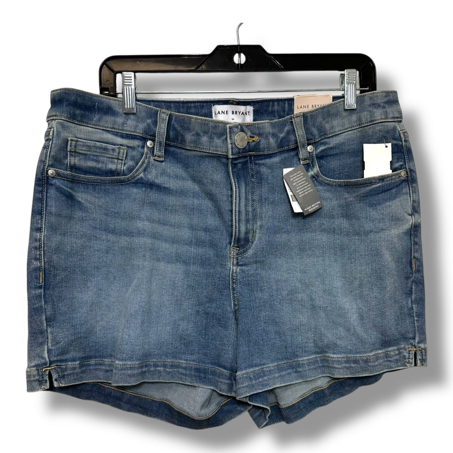 Shorts By Lane Bryant In Blue Denim, Size: 16