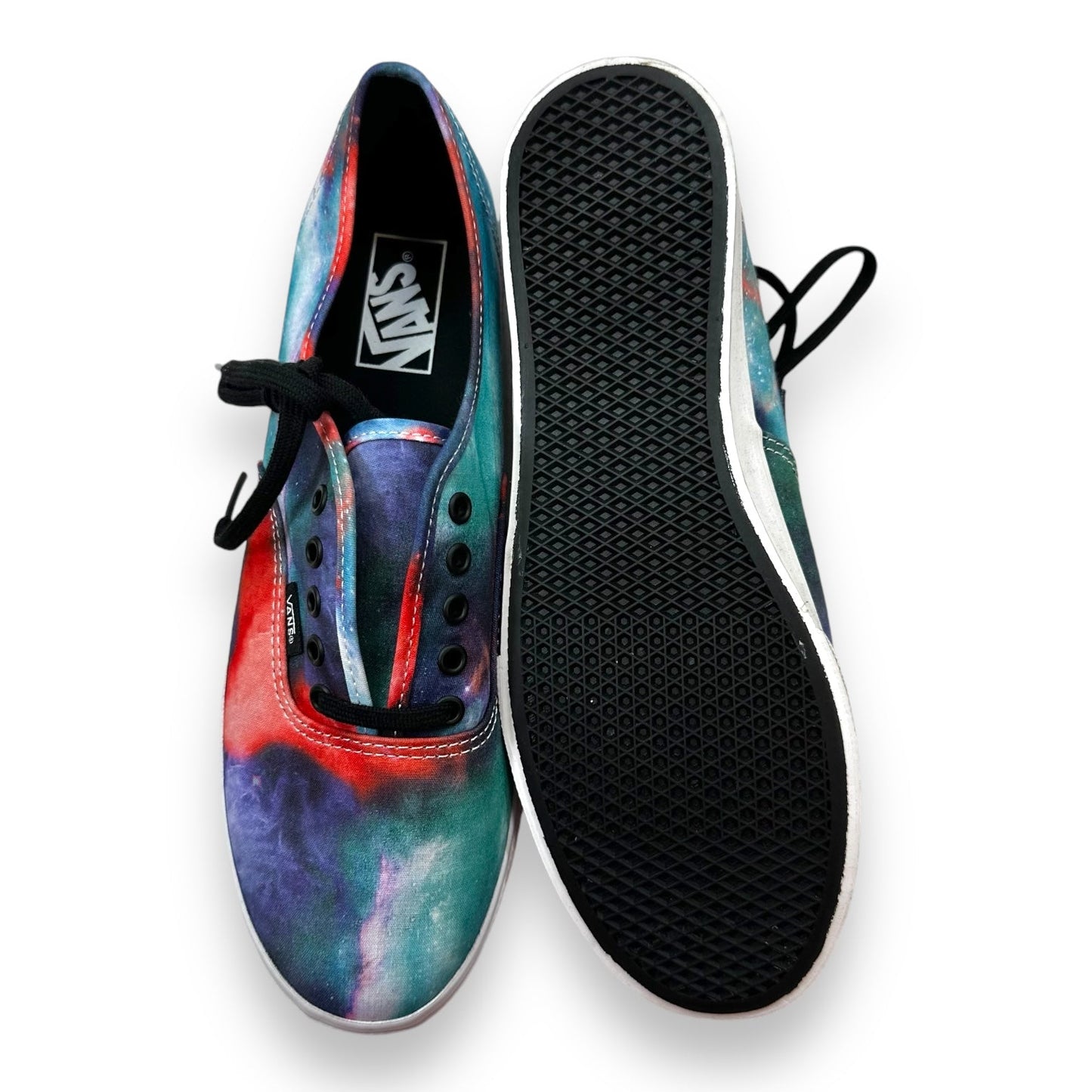 Shoes Athletic By Vans In Tie Dye Print, Size: 10.5