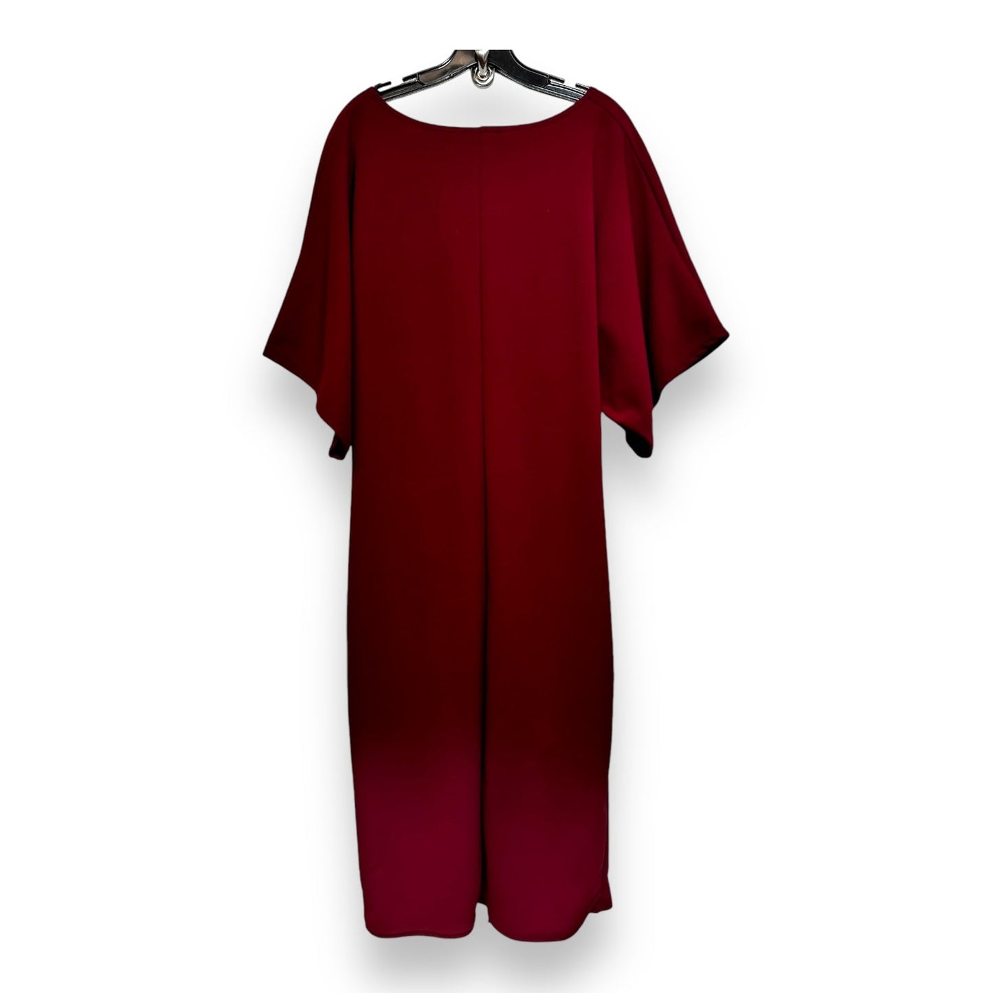 Dress Casual Midi By Boohoo Boutique In Maroon, Size: 16