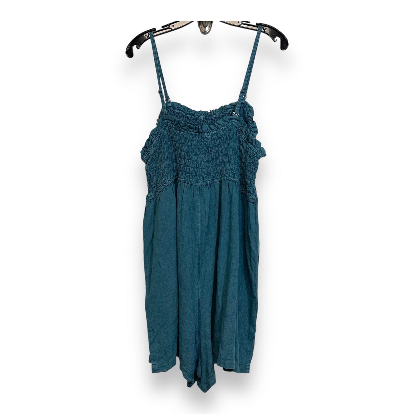 Romper By Pilcro In Blue Denim, Size: 1x