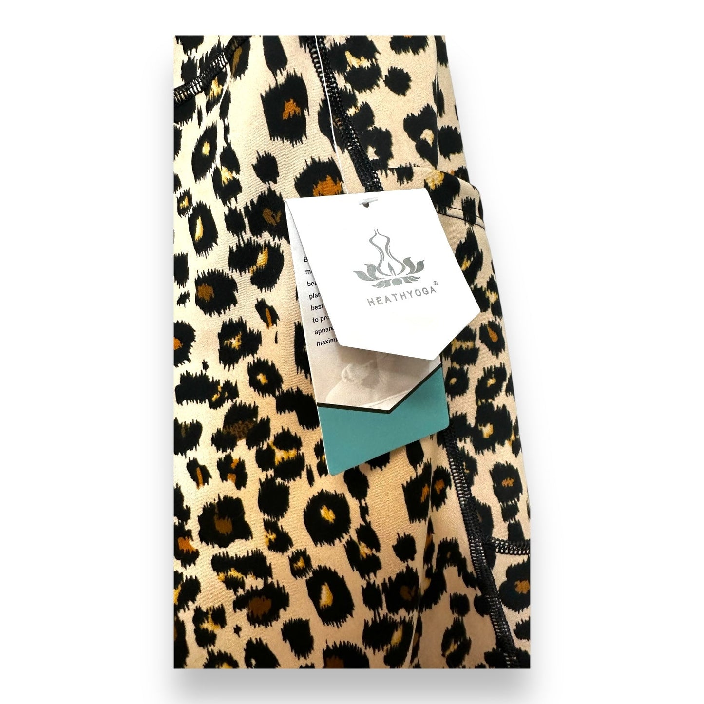 Athletic Leggings By HEATH YOGA In Animal Print, Size: Xl