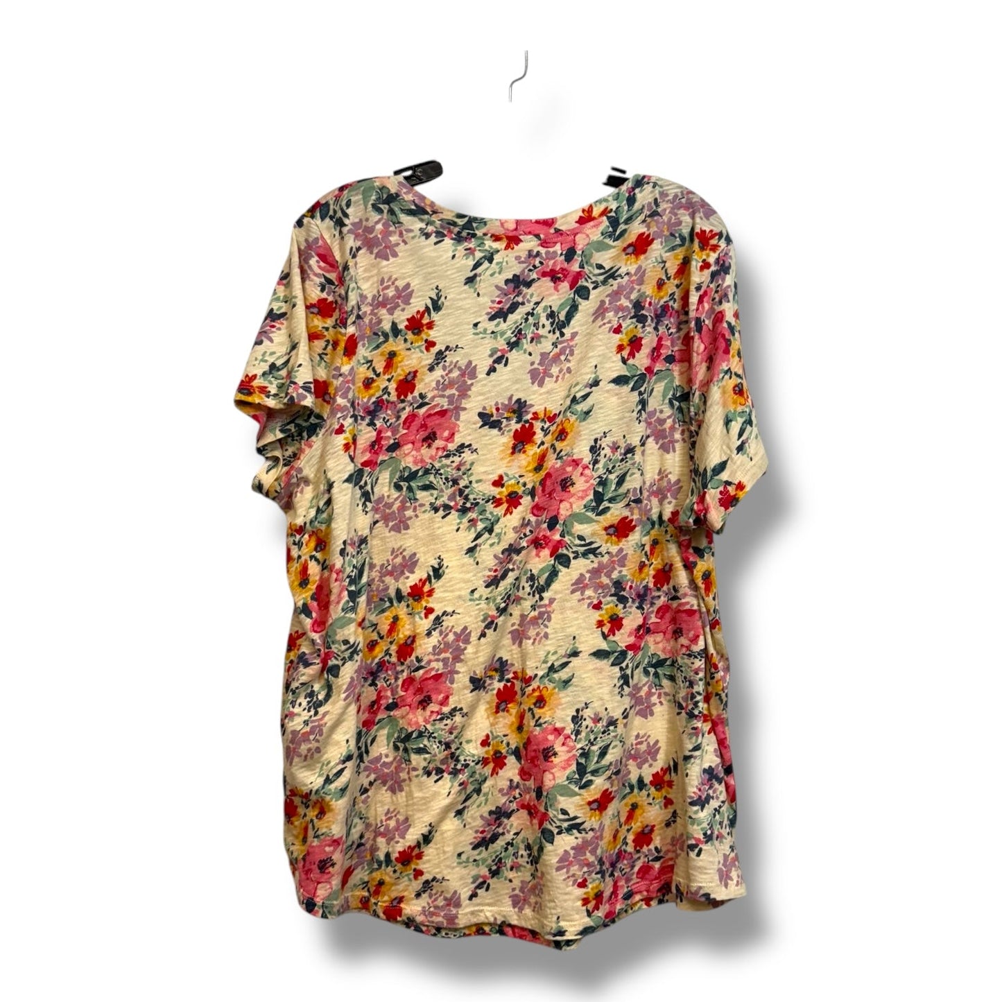 Top Short Sleeve By Torrid In Floral Print, Size: 2x