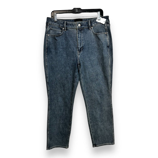 Jeans Straight By White House Black Market In Blue Denim, Size: 12