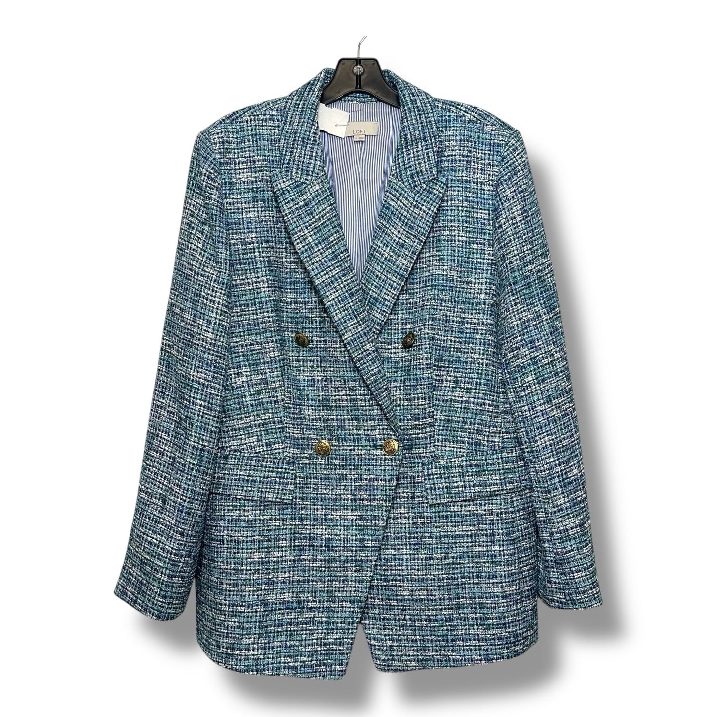 Blazer By Loft In Blue, Size: 14