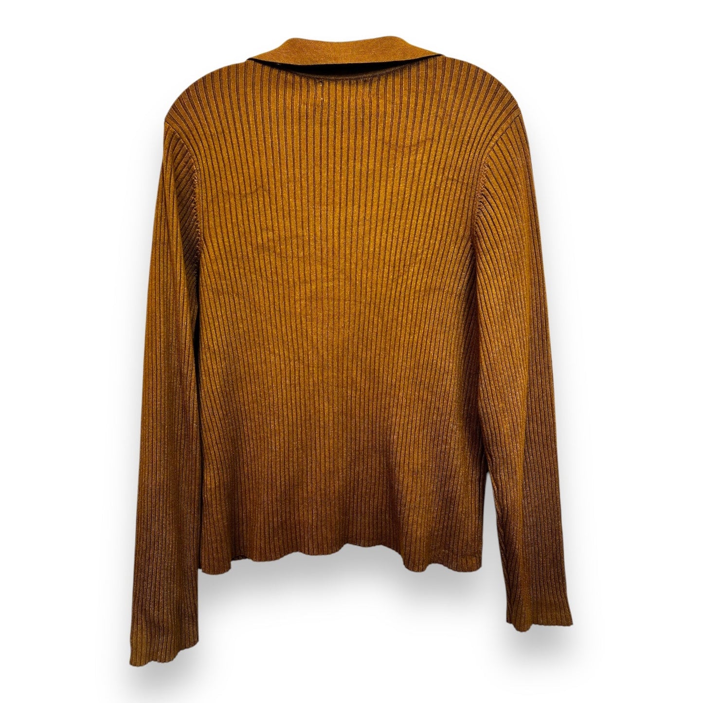 Top Long Sleeve By Old Navy In Tan, Size: Xxl