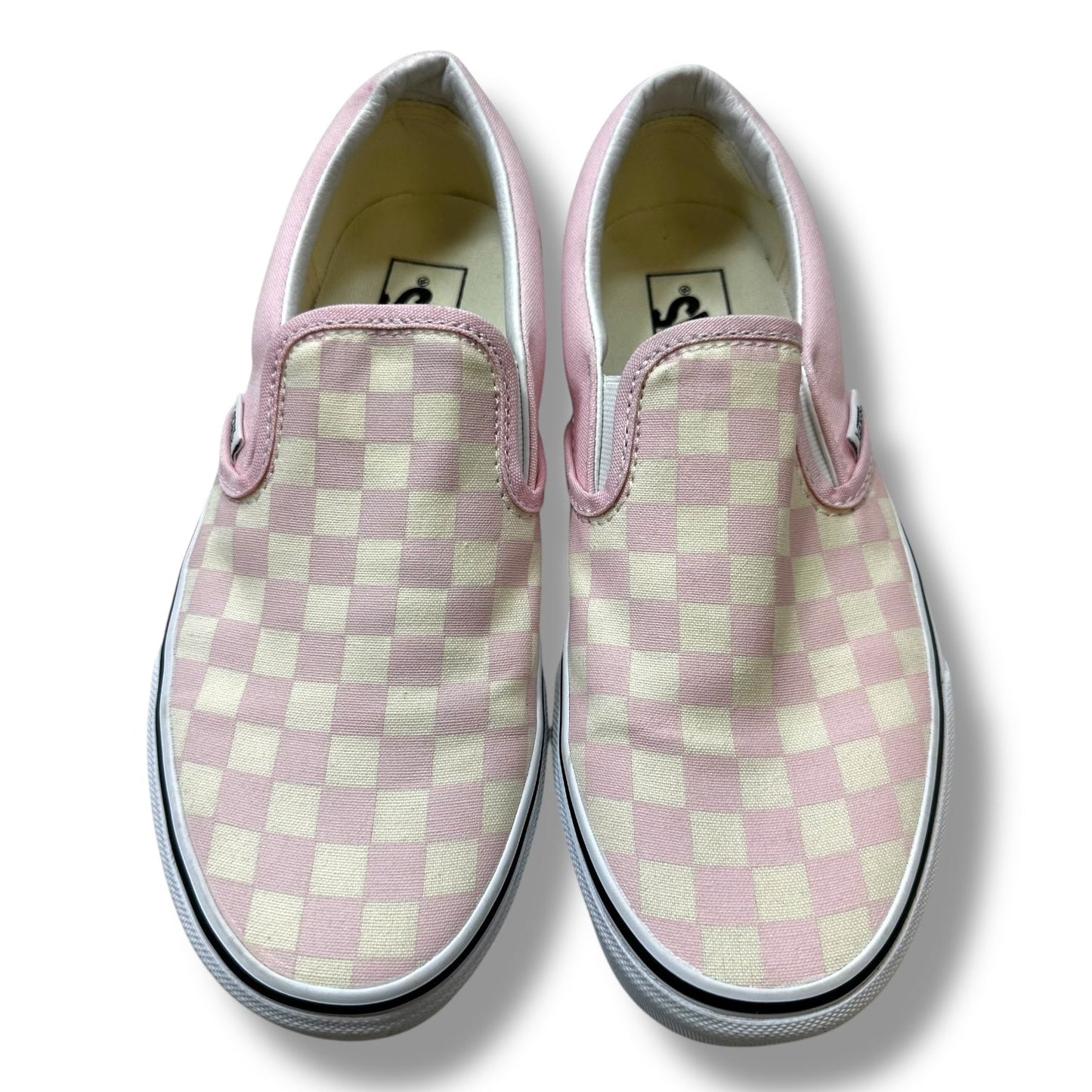 Shoes Sneakers By Vans In Pink, Size: 8.5