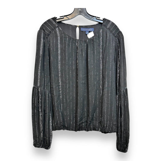 Top Long Sleeve By Tommy Hilfiger In Black, Size: Xl