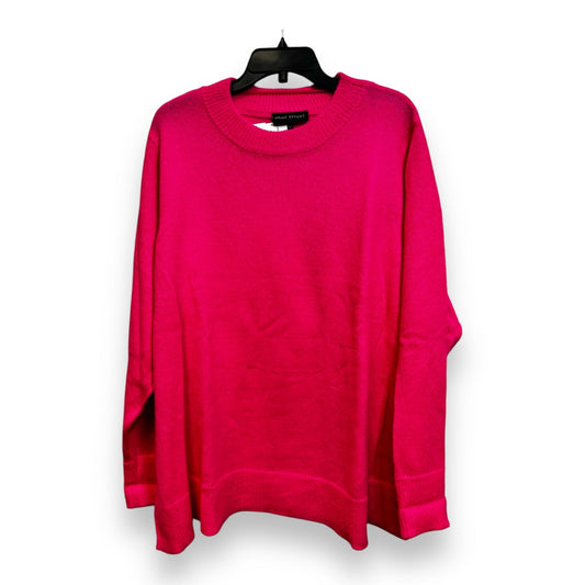 Sweater By Lane Bryant In Pink, Size: 2x