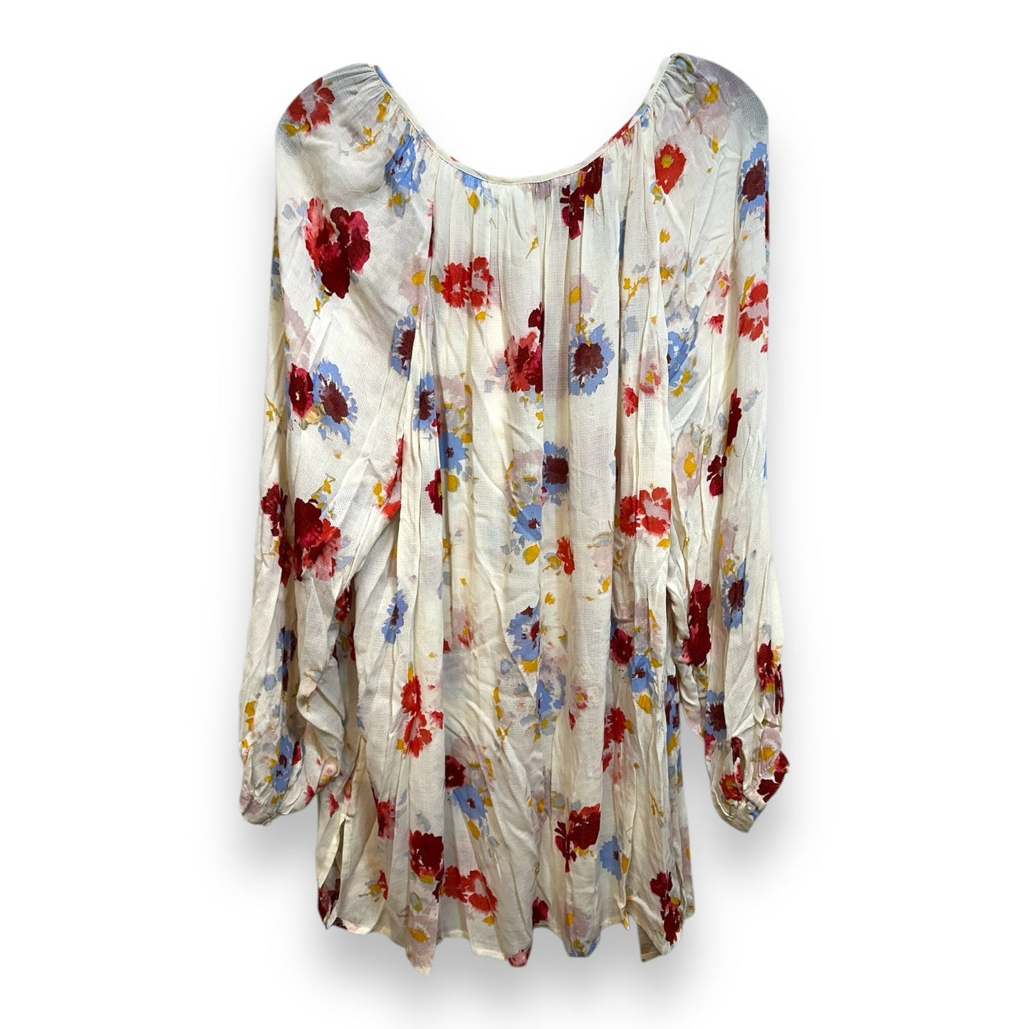 Top Long Sleeve By Lucky Brand In Floral Print, Size: 3x