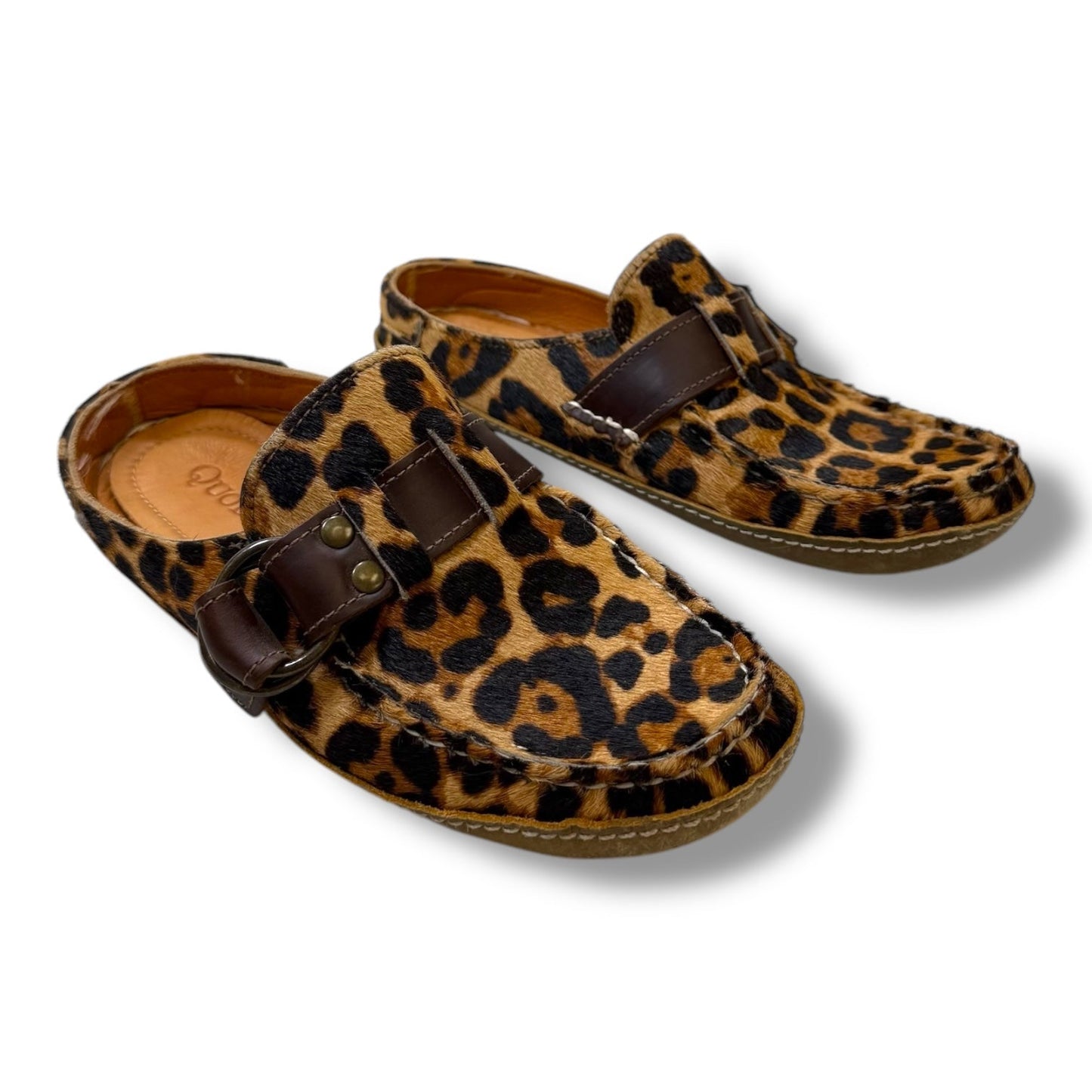 Shoes Flats By Clothes Mentor In Animal Print, Size: 6