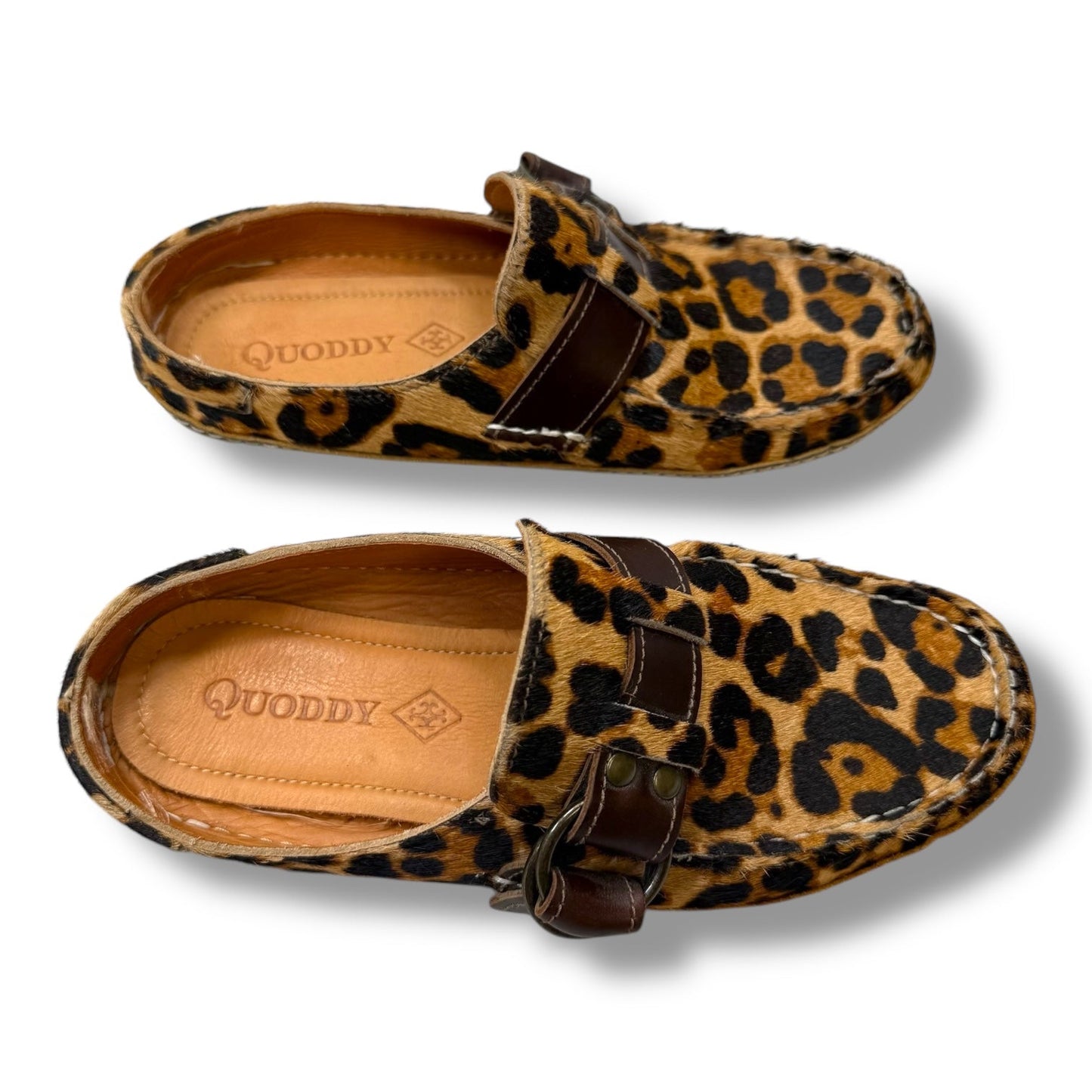 Shoes Flats By Clothes Mentor In Animal Print, Size: 6