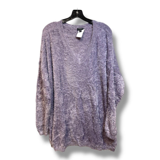 Sweater By Torrid In Purple, Size: 3x