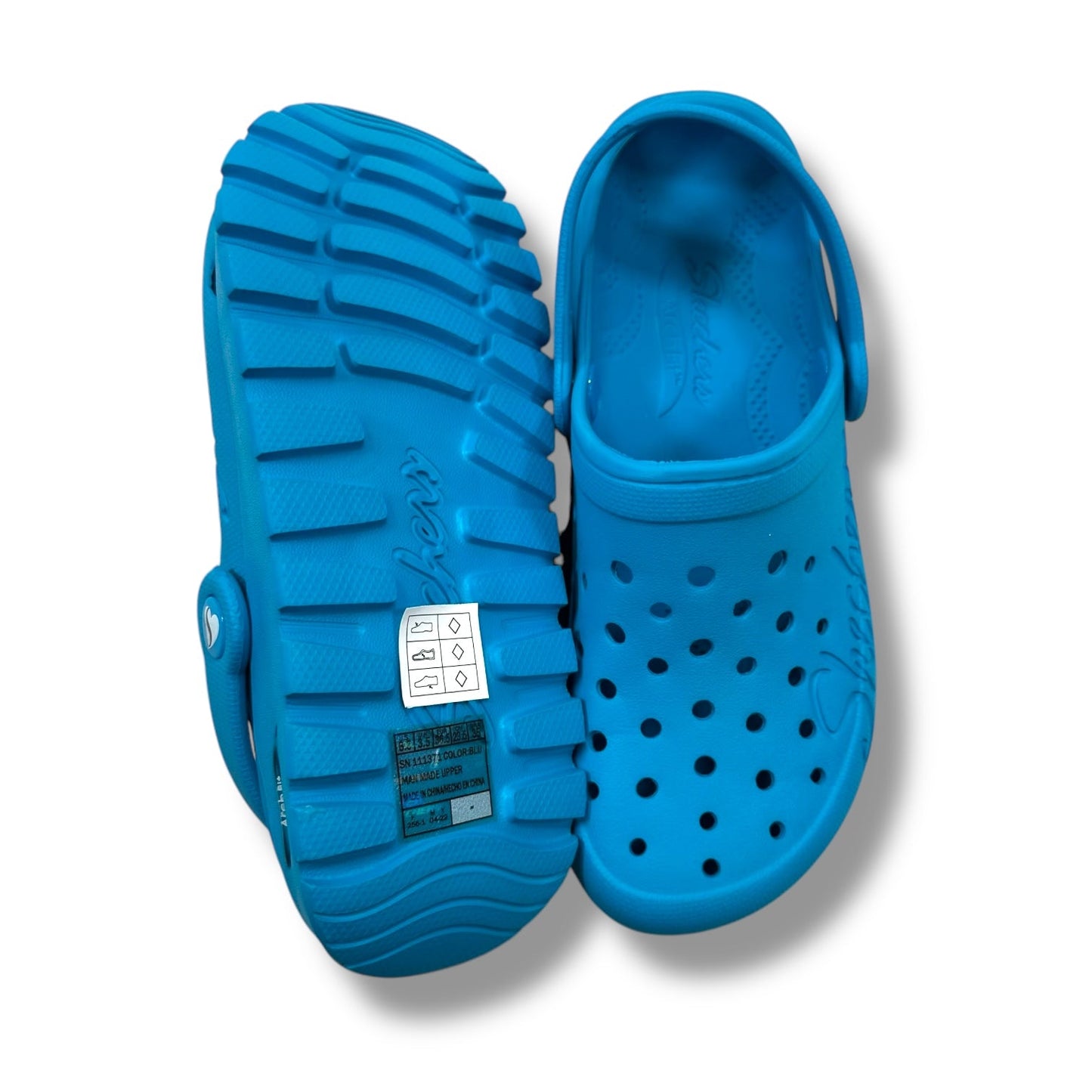 Sandals Flip Flops By Skechers In Aqua, Size: 6